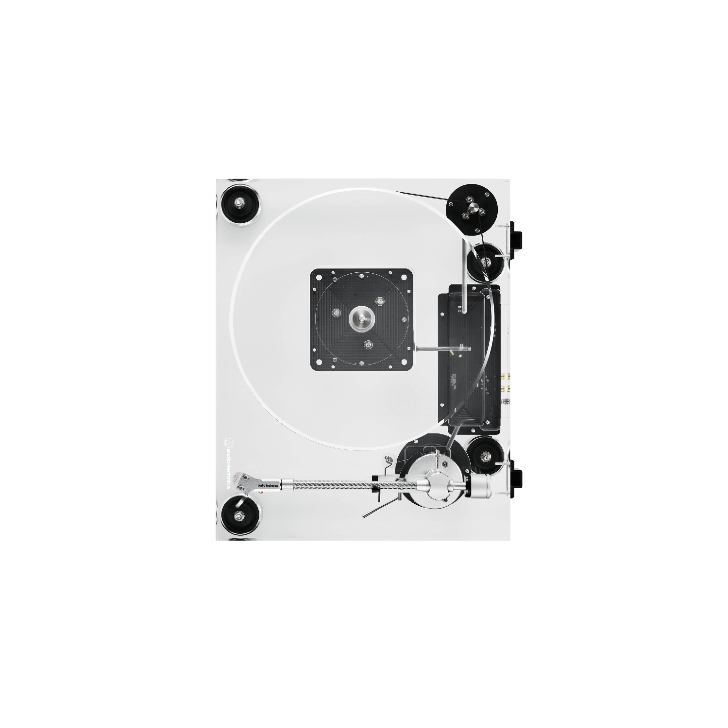 Tourne-disque à entraînement par courroie entièrement manuel AT-LPA2 d'Audio-Technica