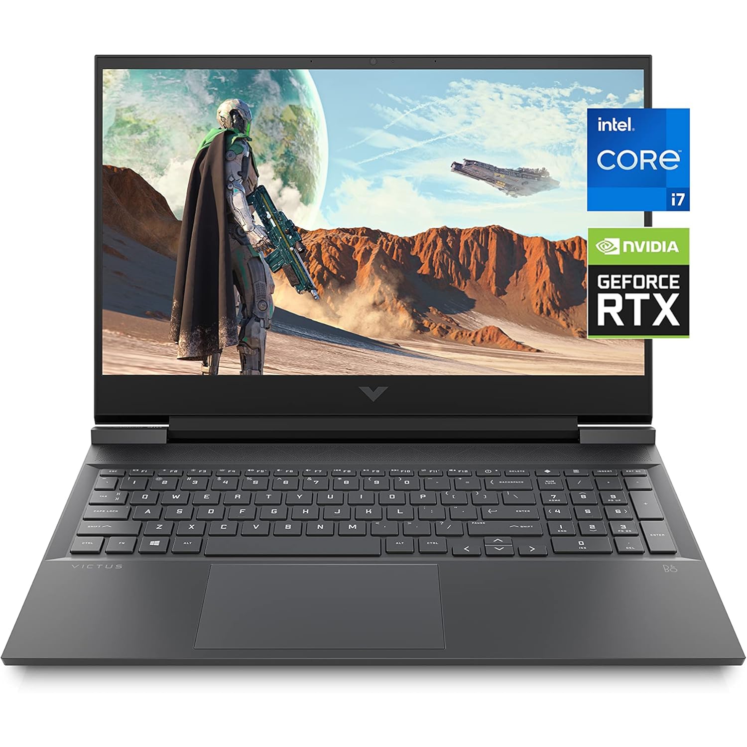 Refurbished (Good) HP Victus 16.1" FHD Gaming Laptop (Intel Core i7-11800H, 8GB RAM, 512GB SSD, Windows 11 Home, NVIDIA GeForce RTX 3050 Ti) - Mica Silver (16-D0030NR)