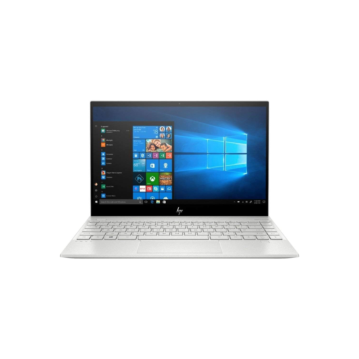 Refurbished (Good) HP ENVY 13.3" TouchScreen Laptop (Intel Core i7, 8GB RAM, 512GB SSD, Windows 10) - Natural Silver (13-AQ1013DX)