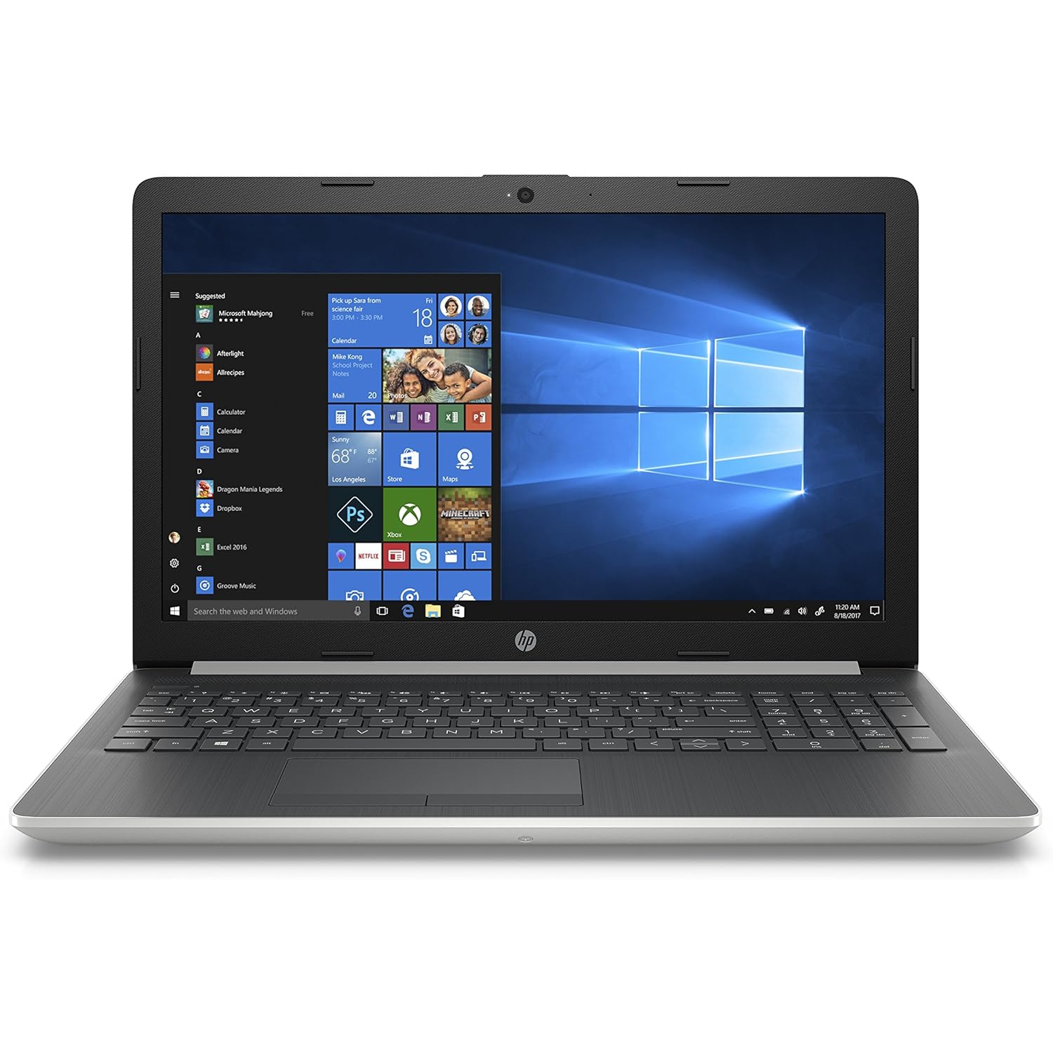 Portable HD 15,6 de HP remis à neuf (Core i7 d'Intel, 8&nbsp;Go, HDD d'1&nbsp;To, Win 10) - 15-da0050ca