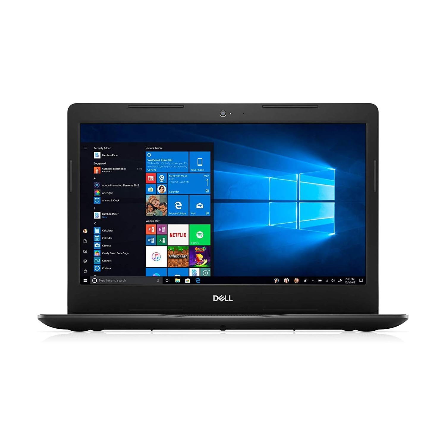 Refurbished Dell Inspiron 3000 14" Laptop (Intel i3-1005G1, 4GB RAM, 128GB SSD, Windows 10 Home S)