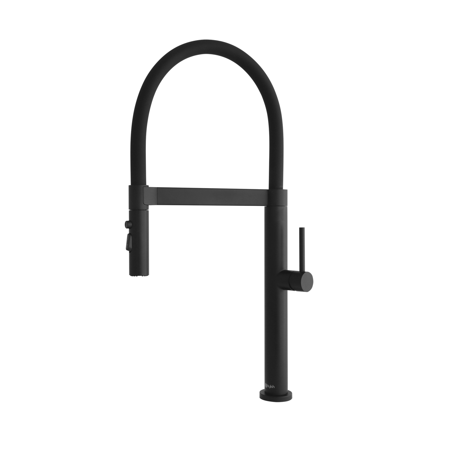 Single Handle Matte Black Pull Out Three Modes Kitchen Faucet K-140N