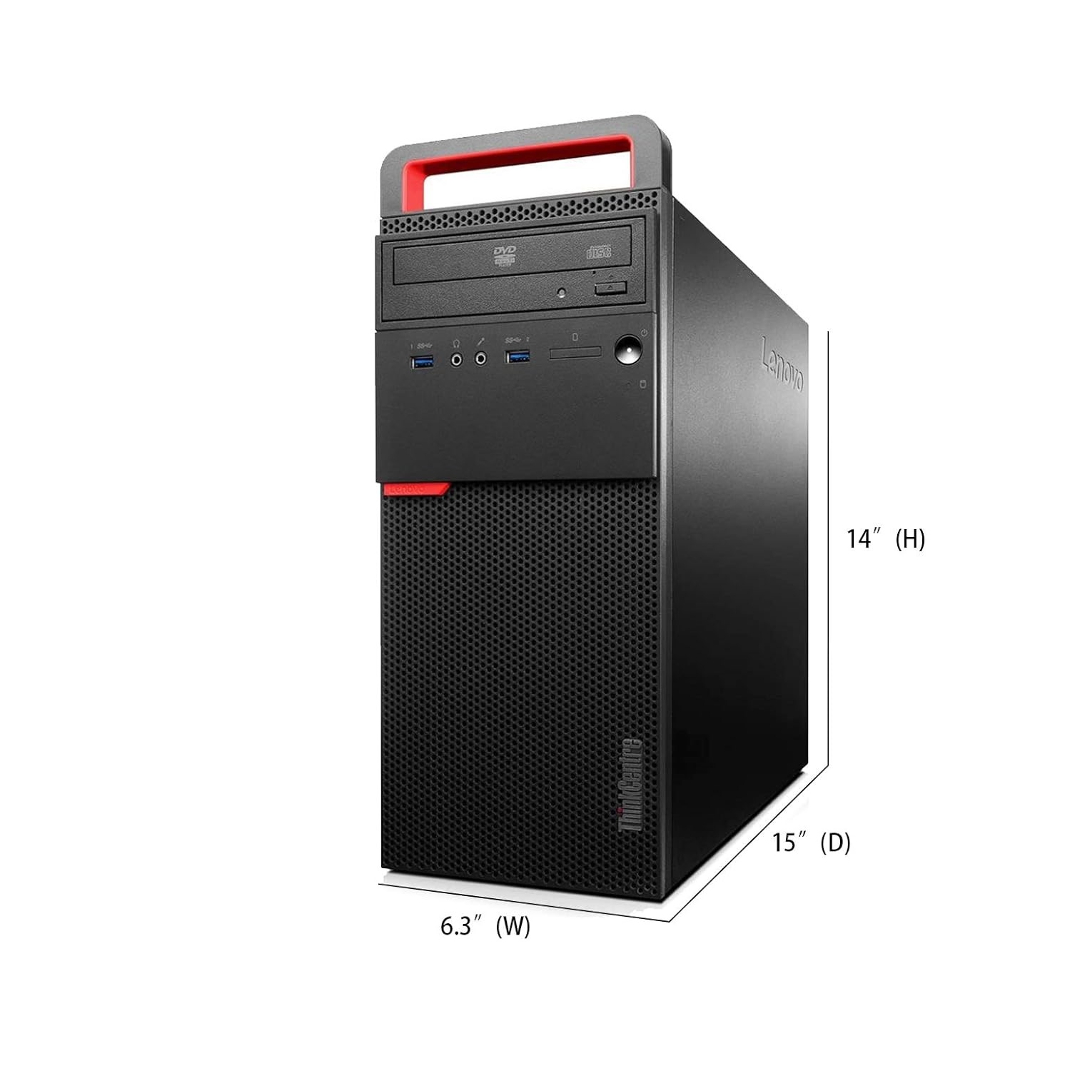 Remis à neuf - Ordinateur de bureau tour ThinkCentre M700 de Lenovo | Mémoire vive 16&nbsp;Go | SSD d'256&nbsp;Go | Windows 10 Pro | Idéal pour les