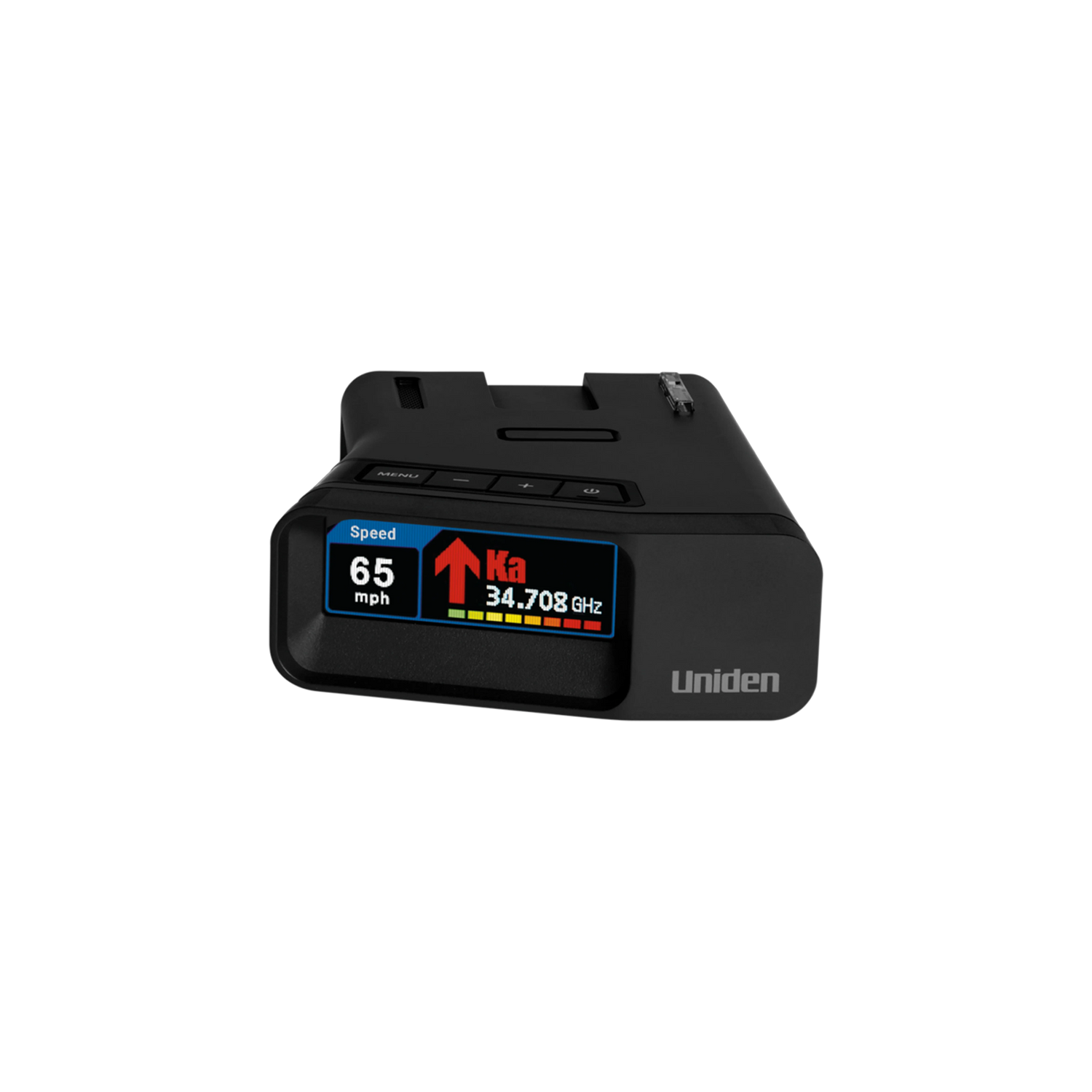 Uniden R7 Radar Detector – Dual Antenna Long Range Detection, Built-In GPS Lockouts, OLED Display, Voice Alerts, Red Light & Speed Camera Warnings –