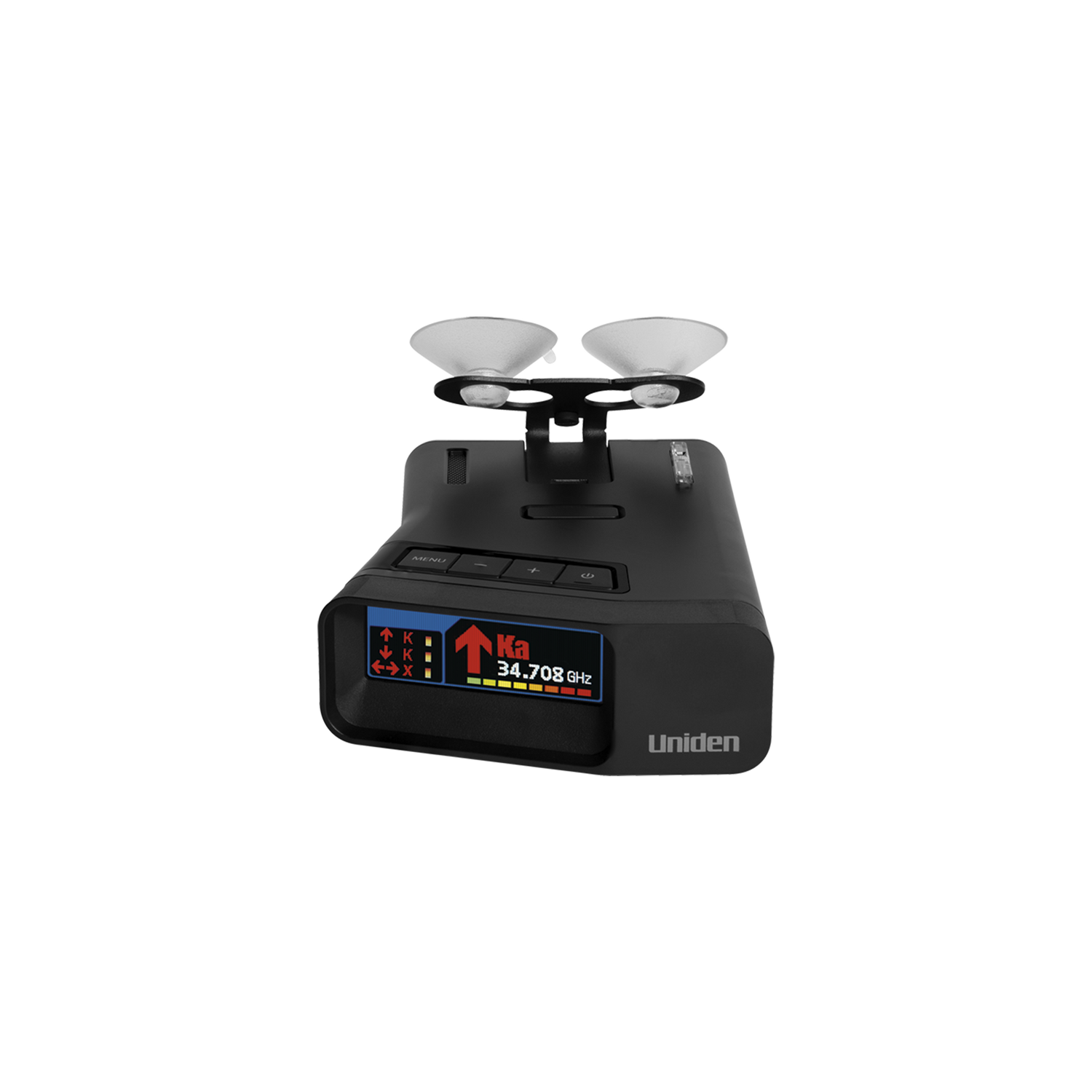 Uniden R7 Radar Detector – Dual Antenna Long Range Detection, Built-In GPS Lockouts, OLED Display, Voice Alerts, Red Light & Speed Camera Warnings –