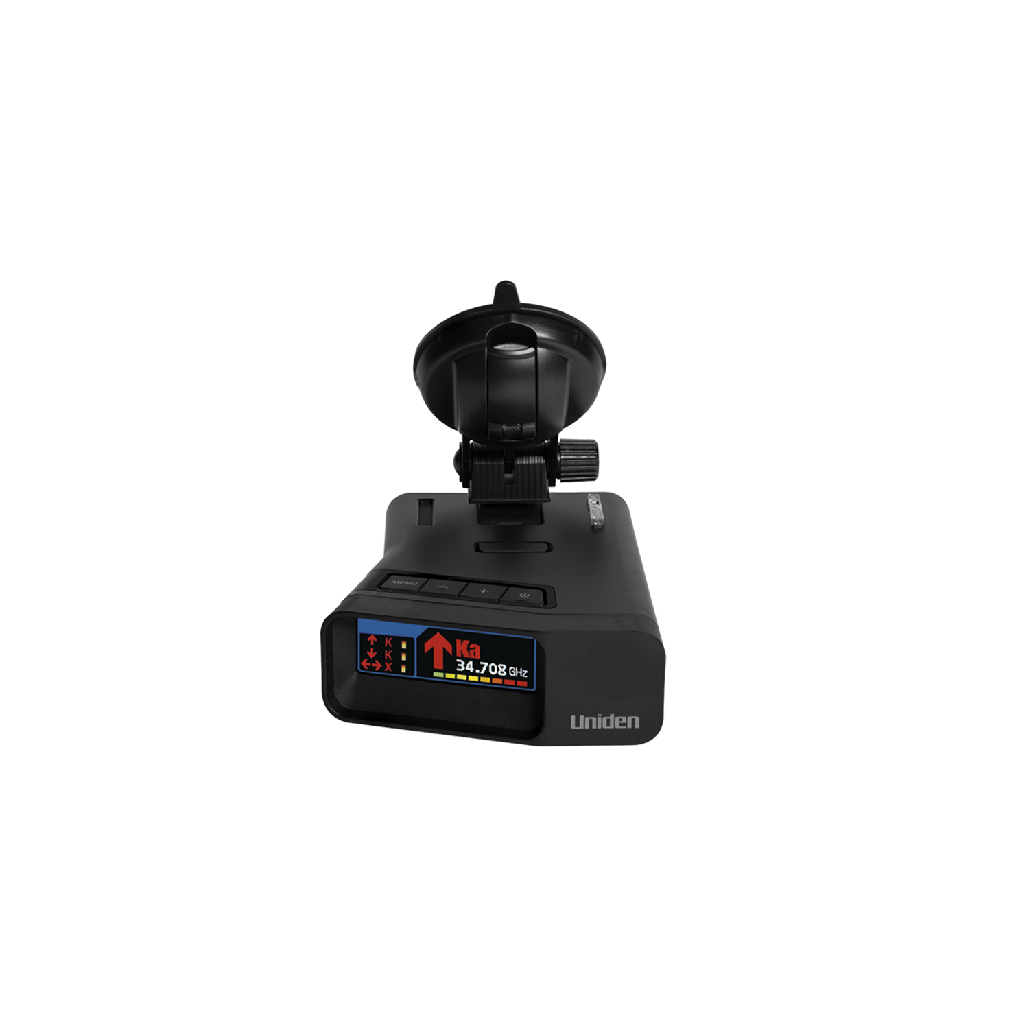 Uniden R7 Radar Detector – Dual Antenna Long Range Detection, Built-In GPS Lockouts, OLED Display, Voice Alerts, Red Light & Speed Camera Warnings –