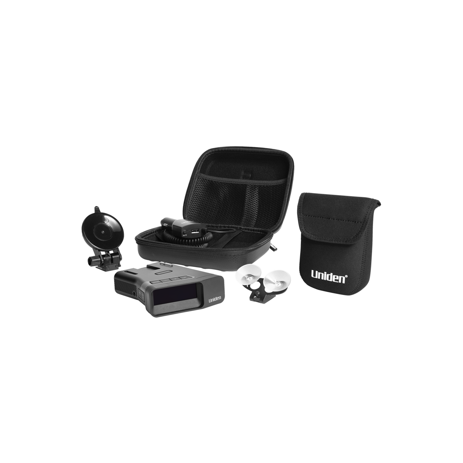 Uniden R7 Radar Detector – Dual Antenna Long Range Detection, Built-In GPS Lockouts, OLED Display, Voice Alerts, Red Light & Speed Camera Warnings –