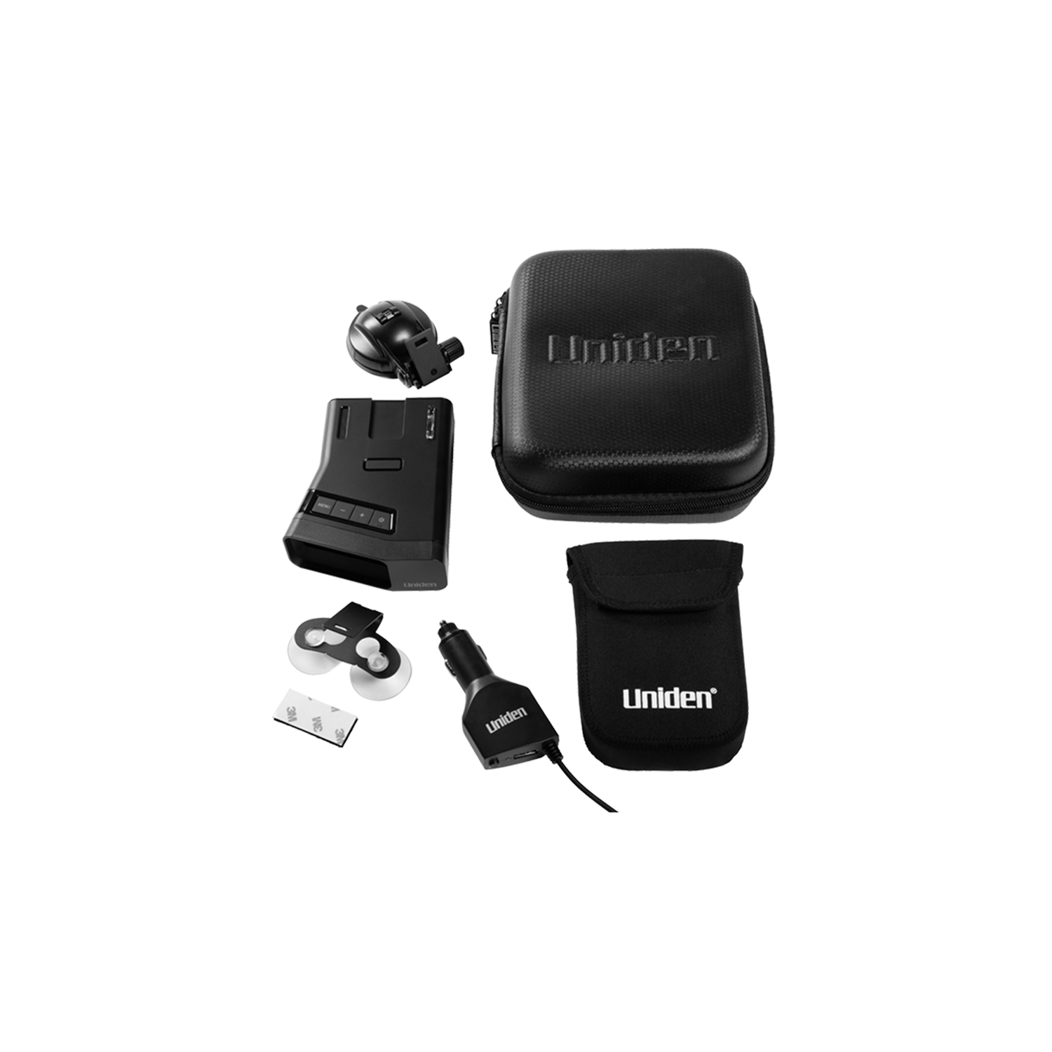 Uniden R7 Radar Detector – Dual Antenna Long Range Detection, Built-In GPS Lockouts, OLED Display, Voice Alerts, Red Light & Speed Camera Warnings –