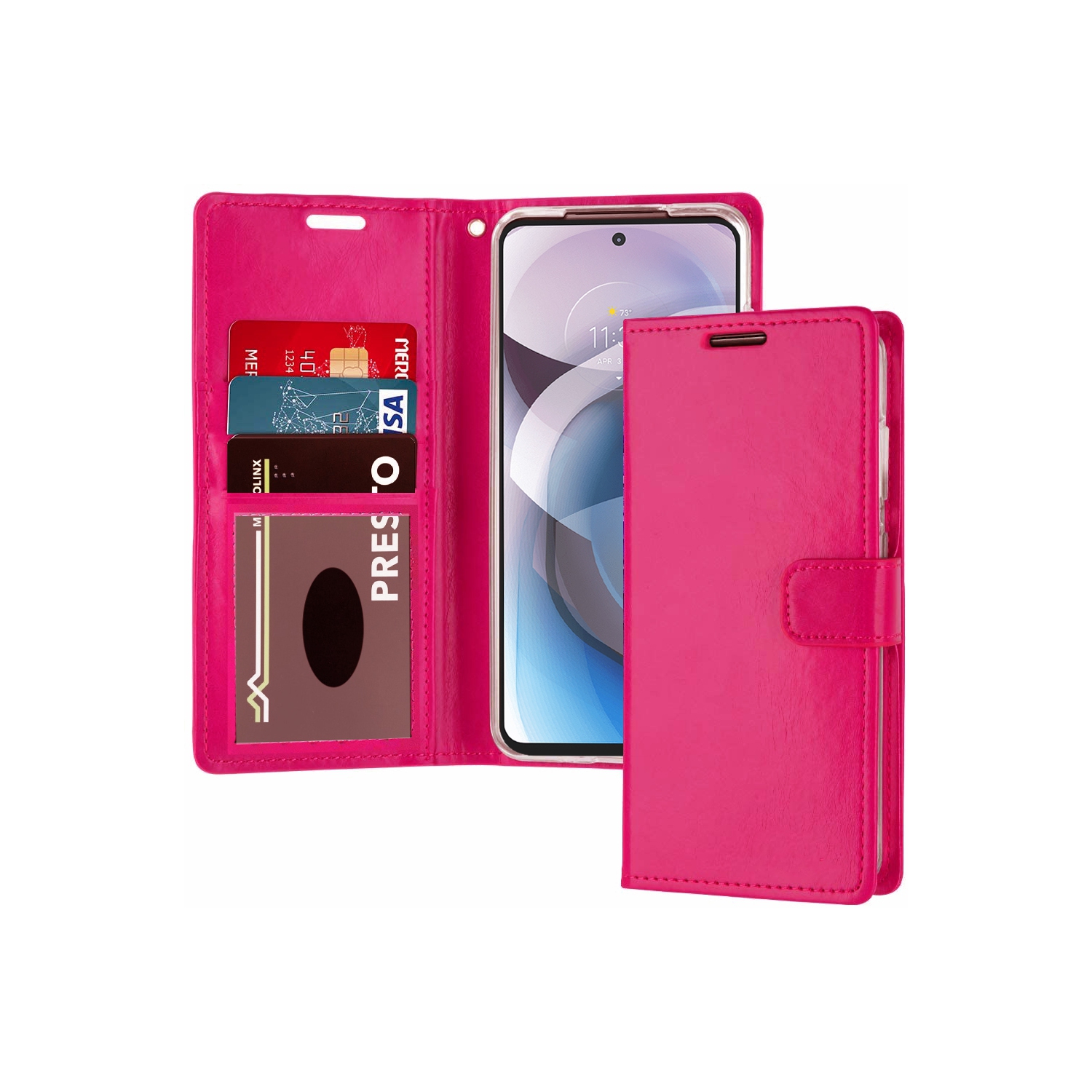 XCRS Flip Wallet PU Leather Cover Pouch with Card Slot, Lanyard Folio Case for Samsung Galaxy S25 Edge 2025