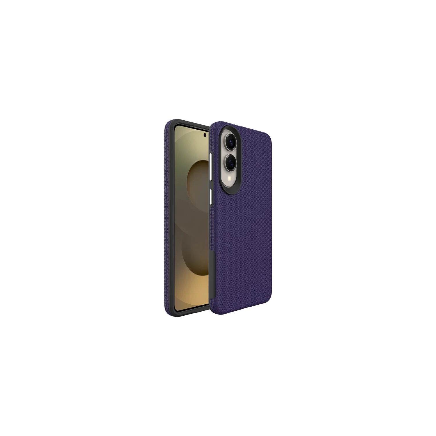 [CS] Étui rigide ajusté hybride mince antichoc pour Samsung Galaxy S25 Edge, violet
