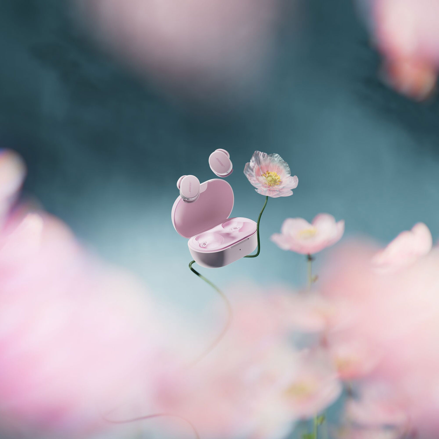 Bose QuietComfort In-Ear Noise Cancelling Bluetooth Earbuds - Petal Pink