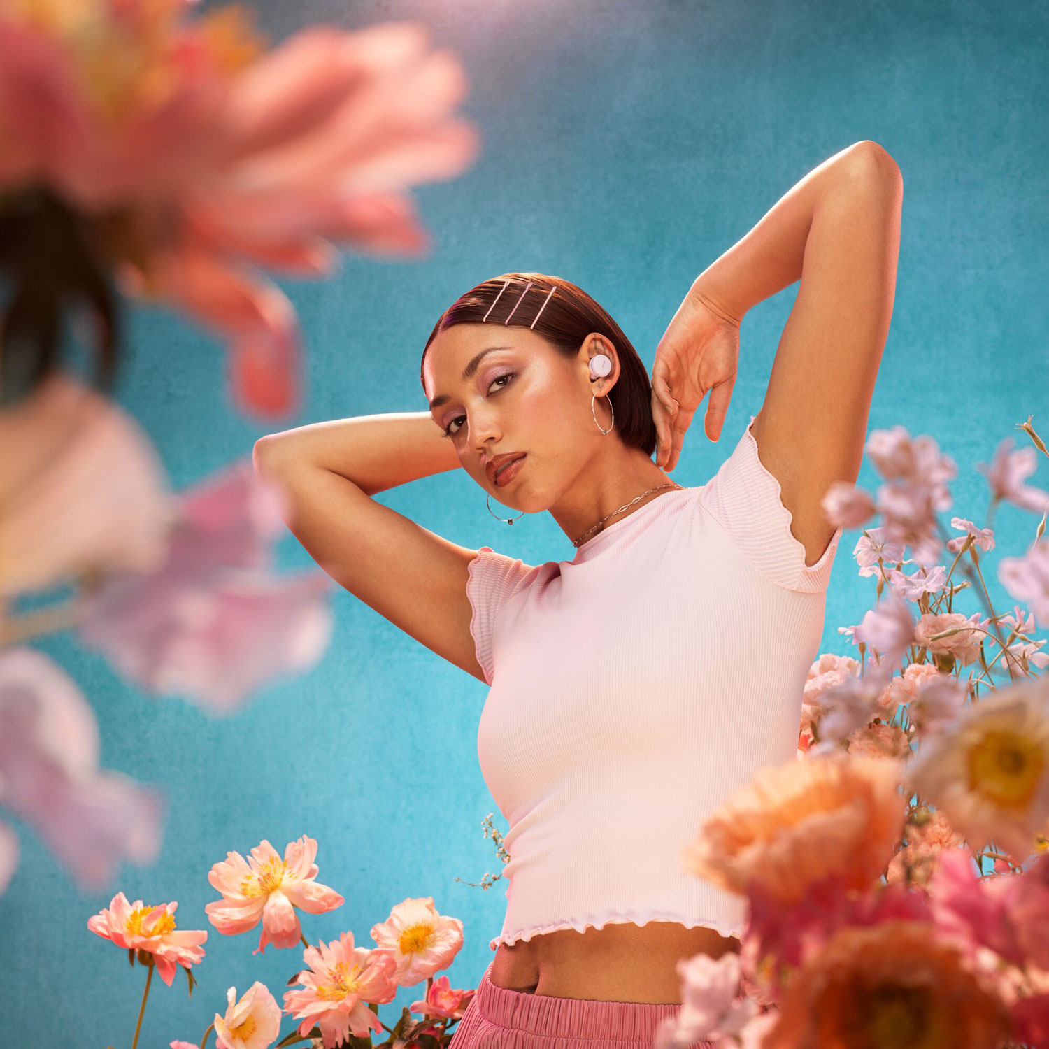 Bose QuietComfort In-Ear Noise Cancelling Bluetooth Earbuds - Petal Pink