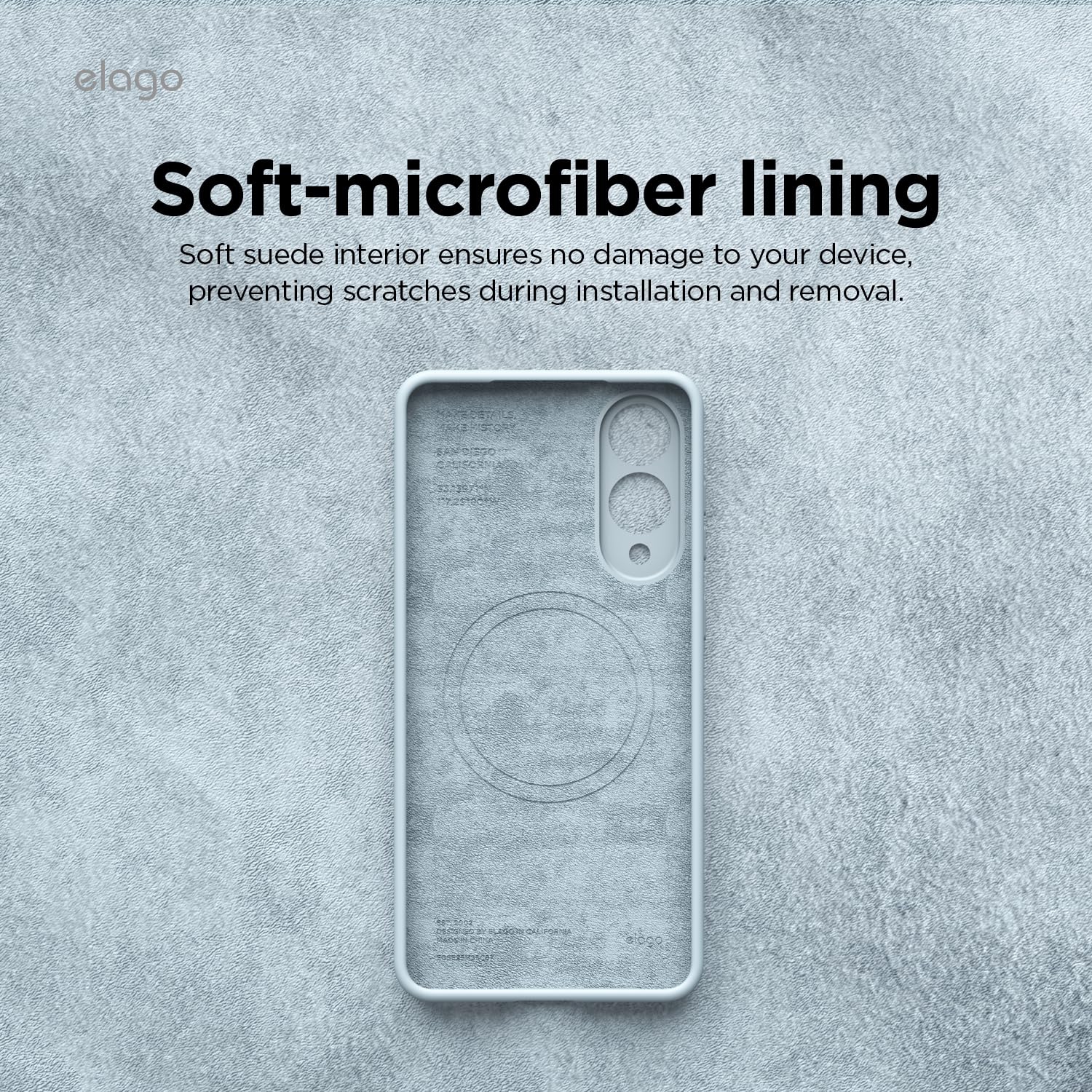 Étui magnétique en silicone Elago compatible avec le Galaxy S25 Edge de Samsung, Slim Fit, antichoc, protection de caméra arrière, support de