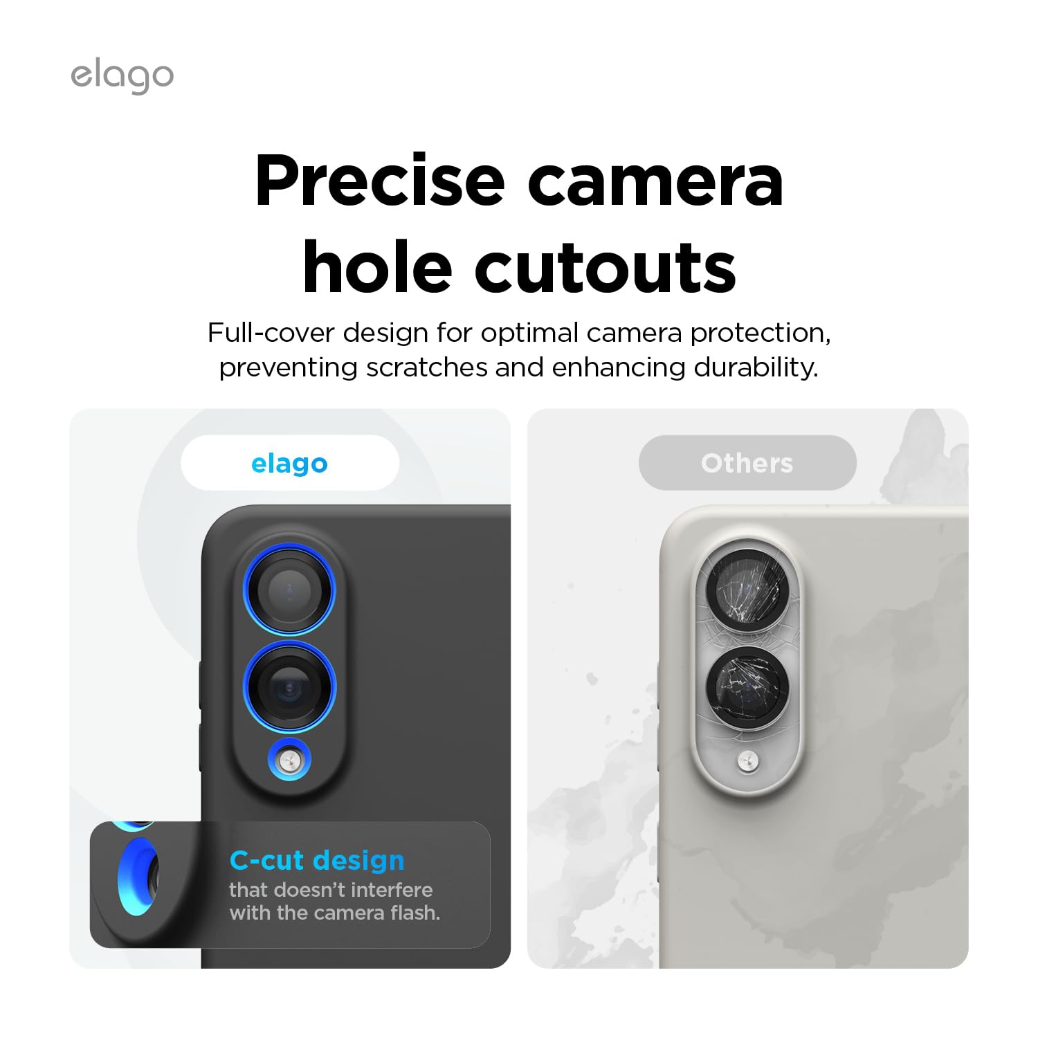 elago Magnetic Silicone Case Compatible with Samsung Galaxy S25 Edge, Slim Fit, Shockproof, Back Camera Protection, Wireless Charging Support,