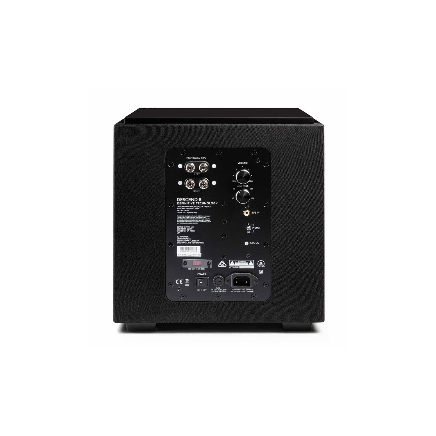 Definitive Technology Descend DN8 Subwoofer - Black