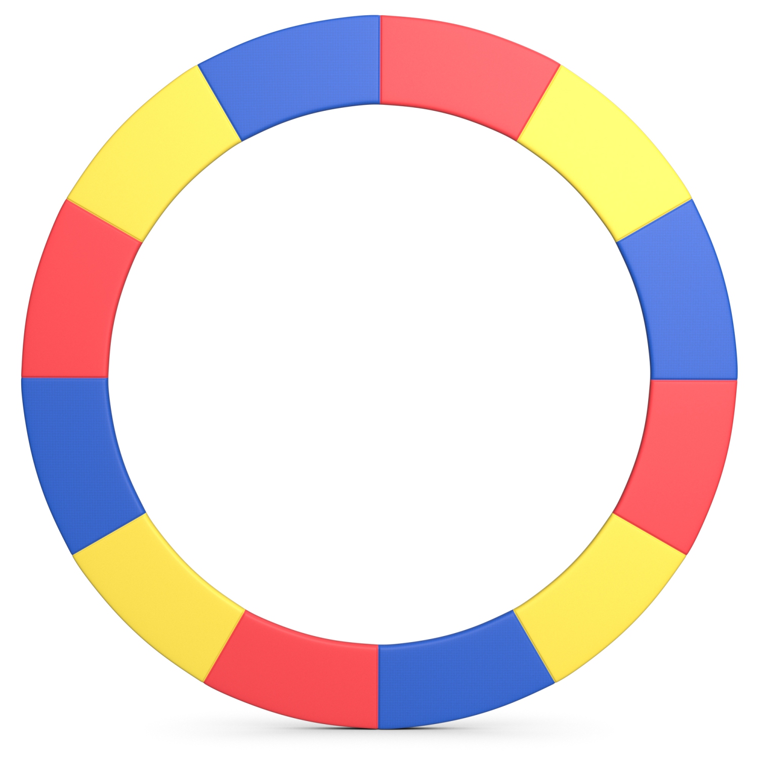 Gymax 16FT Trampoline Replacement Safety Pad Universal Trampoline Cover Multi-color