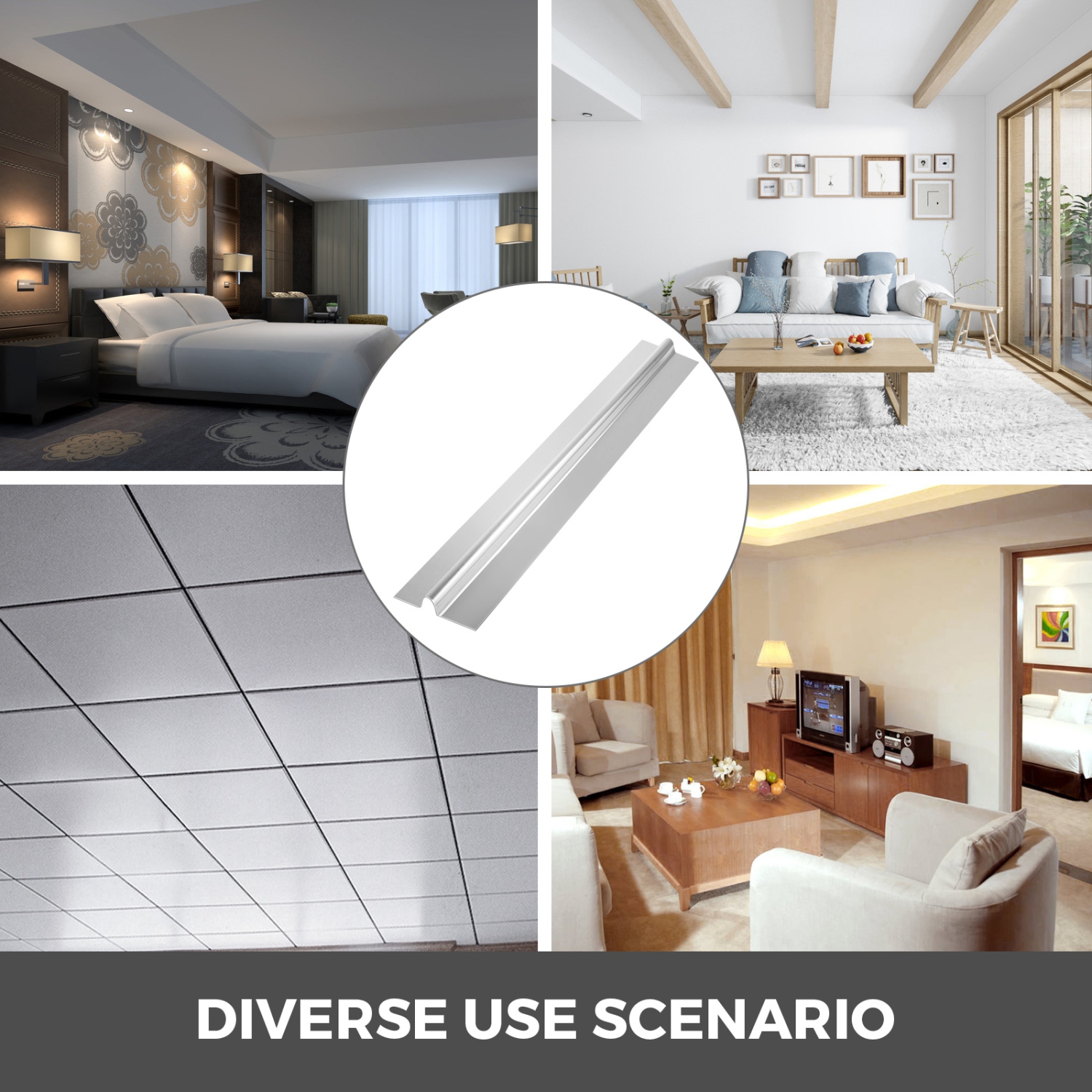 VEVOR 50 pcs PEX Heat Transfer Plates, Box Radiant Heat Transfer Plates, 4 ft Aluminum PEX Heat Transfer Plates, 1/2 inch Heat Transfer Plates