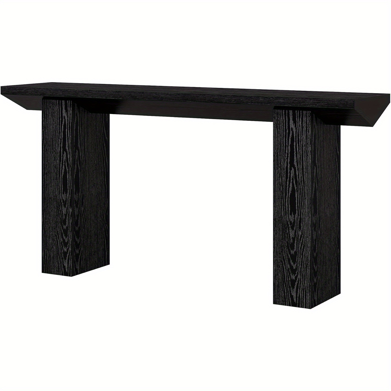 Lantine – Table console d'entrée longue de 62,99&nbsp;po, table en bois ferme derrière canapé pour entrée, couloir, salon