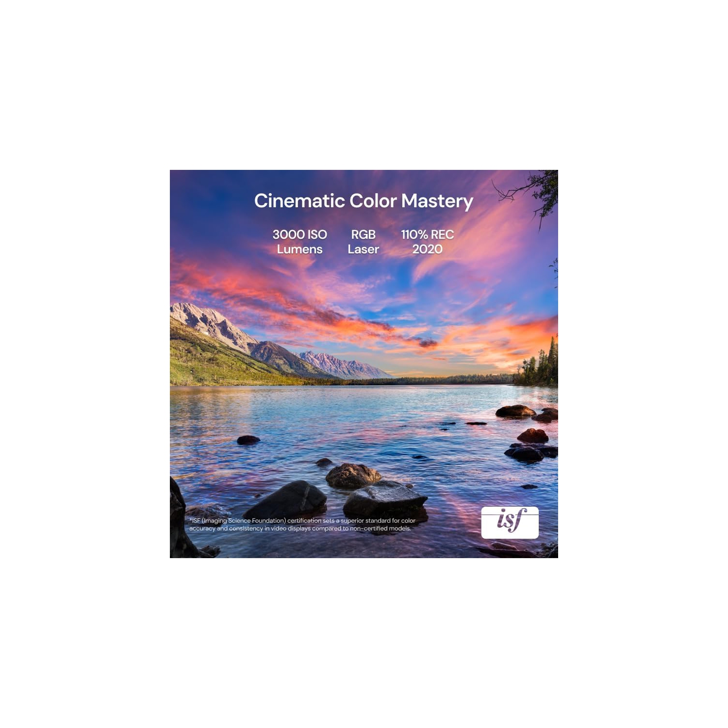 VisionMaster Pro Triple Laser Projector 4K,15000:1 Contrast, 0.9-1.5x Optical Zoom, 2X Multitasking Power, IMAX, HDR10+, GTV, 4ms Lag-Free Gaming,