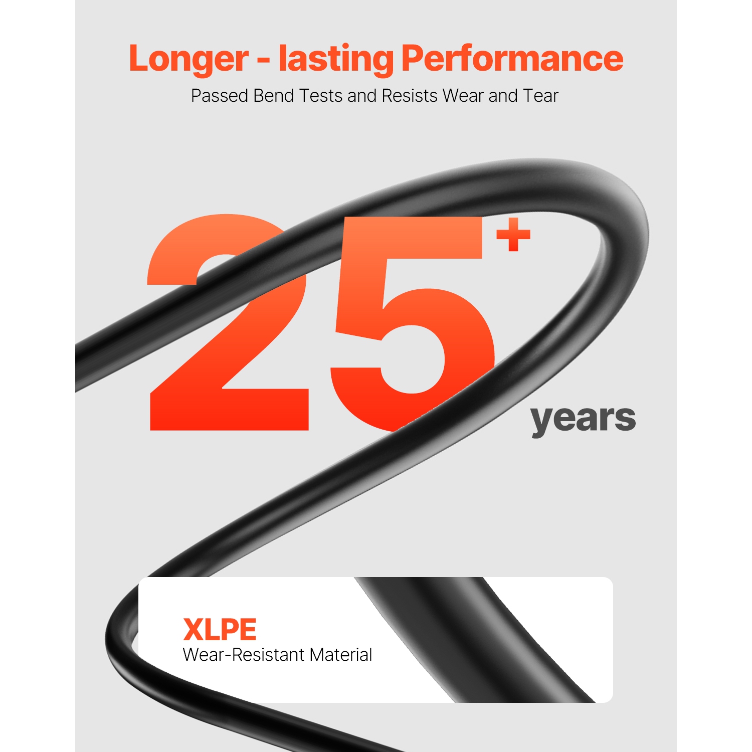 VEVOR 50FT Solar Panel Extension Cable, 10AWG Solar Extension Cable Wire with Female & Male Waterproof Connectors, 6mm² PV Cable for RV Solar Panels,