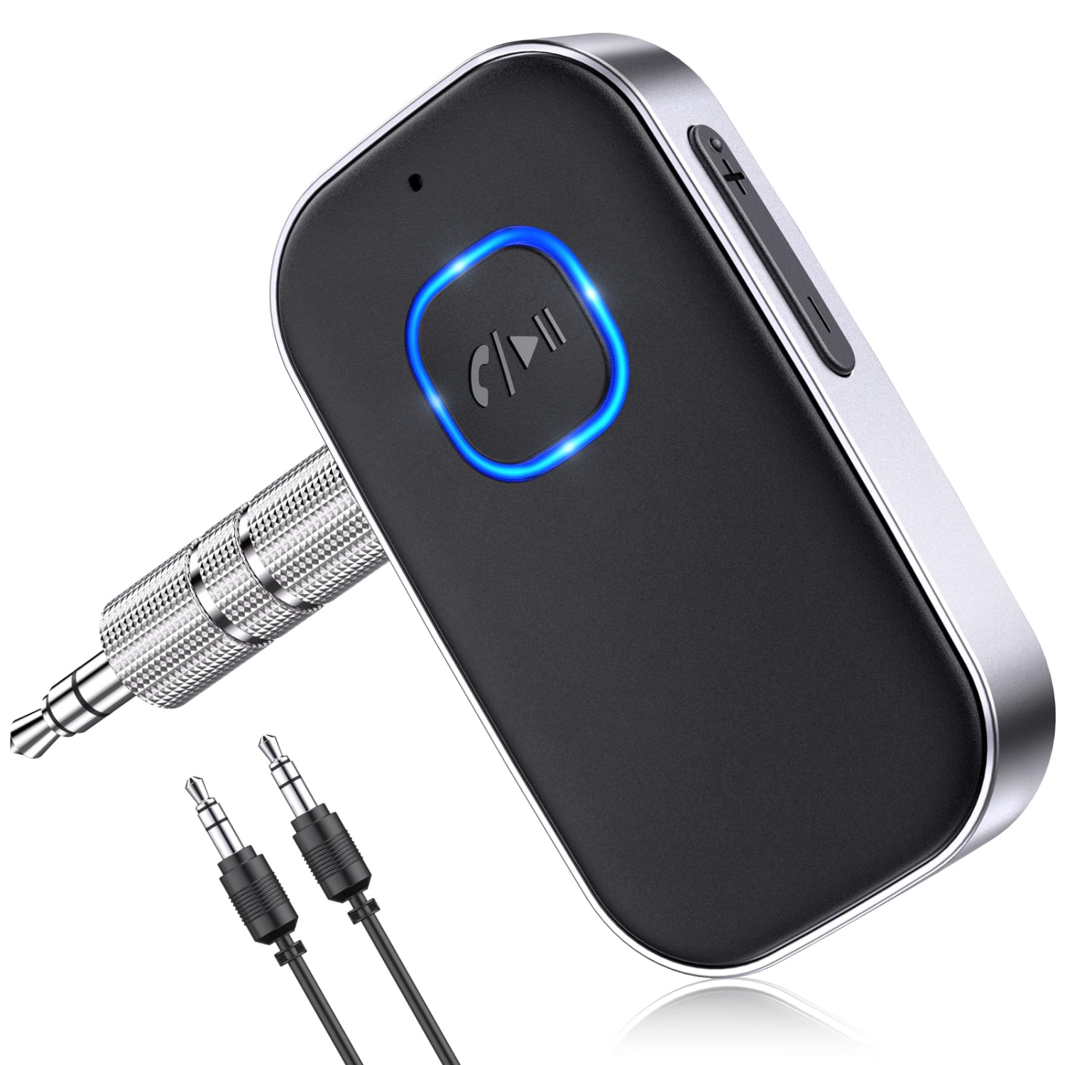 Car Bluetooth Receiver, Noise Cancelling 3.5mm AUX Bluetooth Car Adapter, Wireless Audio Receiver