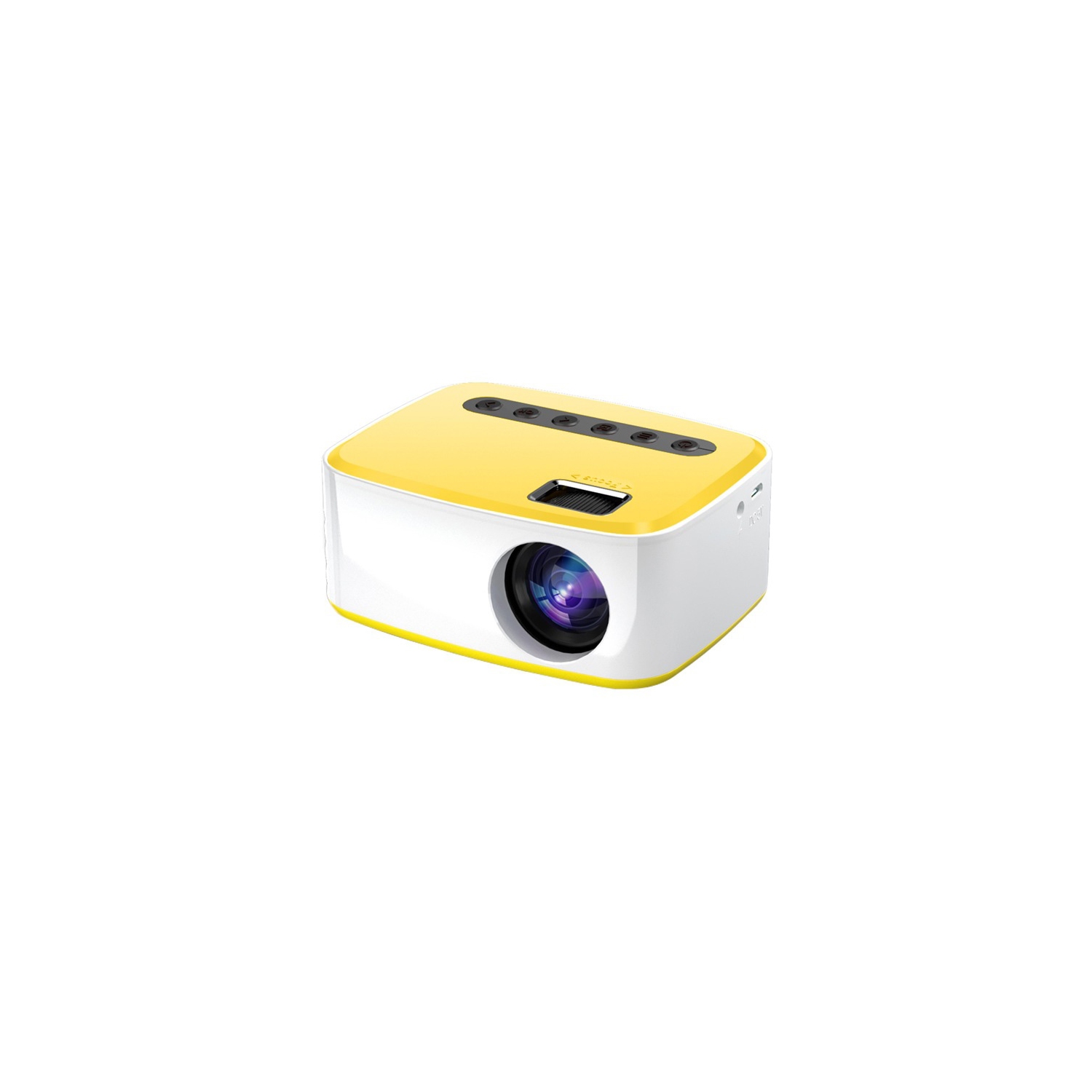 Mini wireless mobile phone projector, home bedroom wall projector HD 1080p projection, home theater projector
