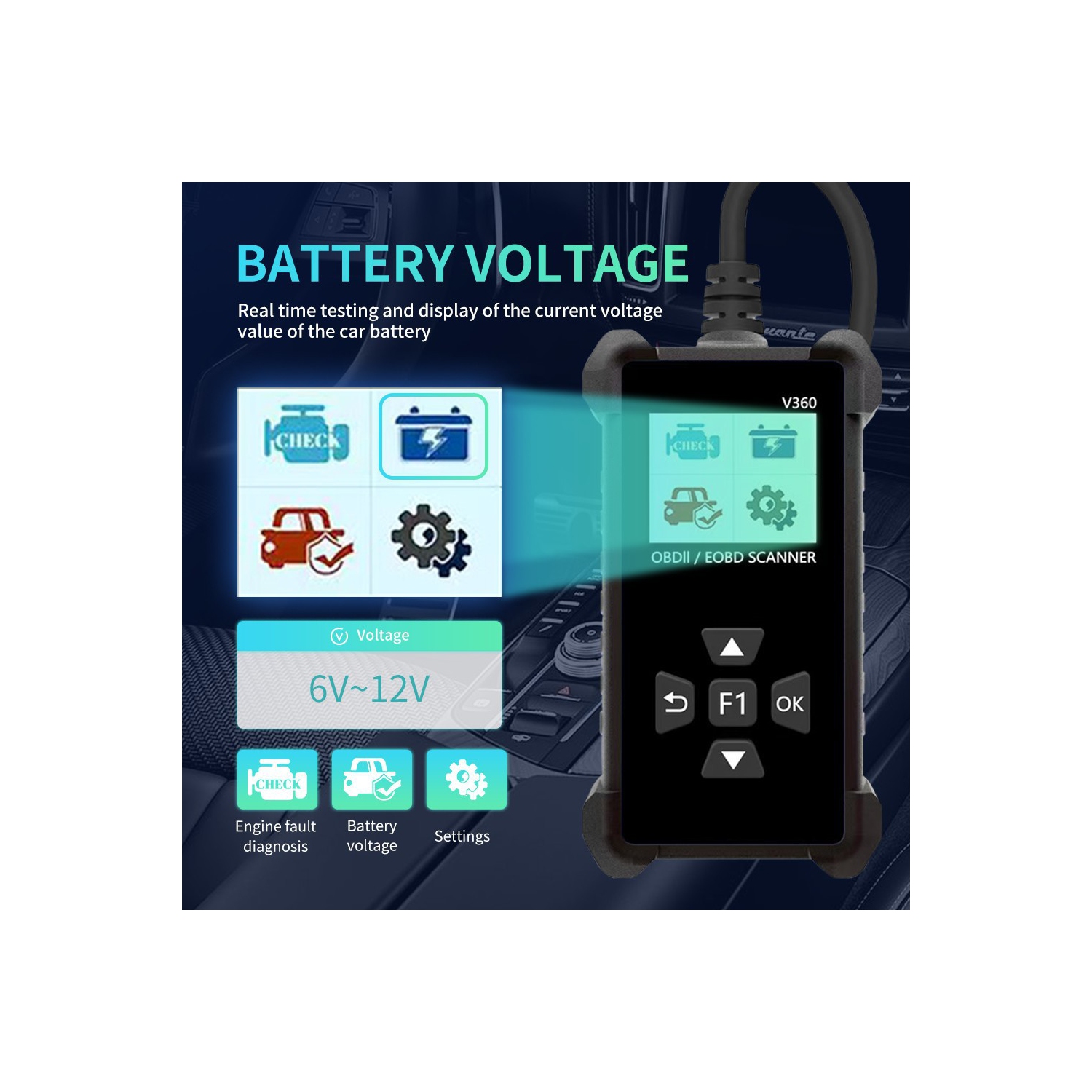 Pre-annual inspection, car trouble diagnosis, car engine trouble diagnosis, OBD2 battery test, O2 sensor, EVAP test, vehicle monitoring test