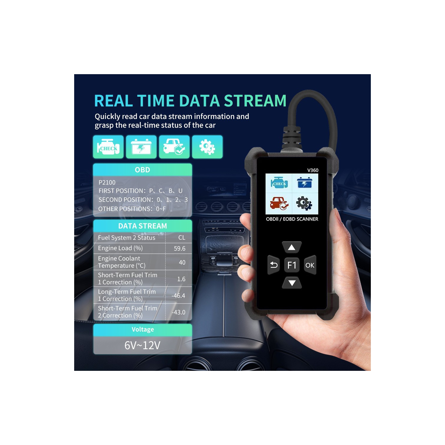 Pre-annual inspection, car trouble diagnosis, car engine trouble diagnosis, OBD2 battery test, O2 sensor, EVAP test, vehicle monitoring test