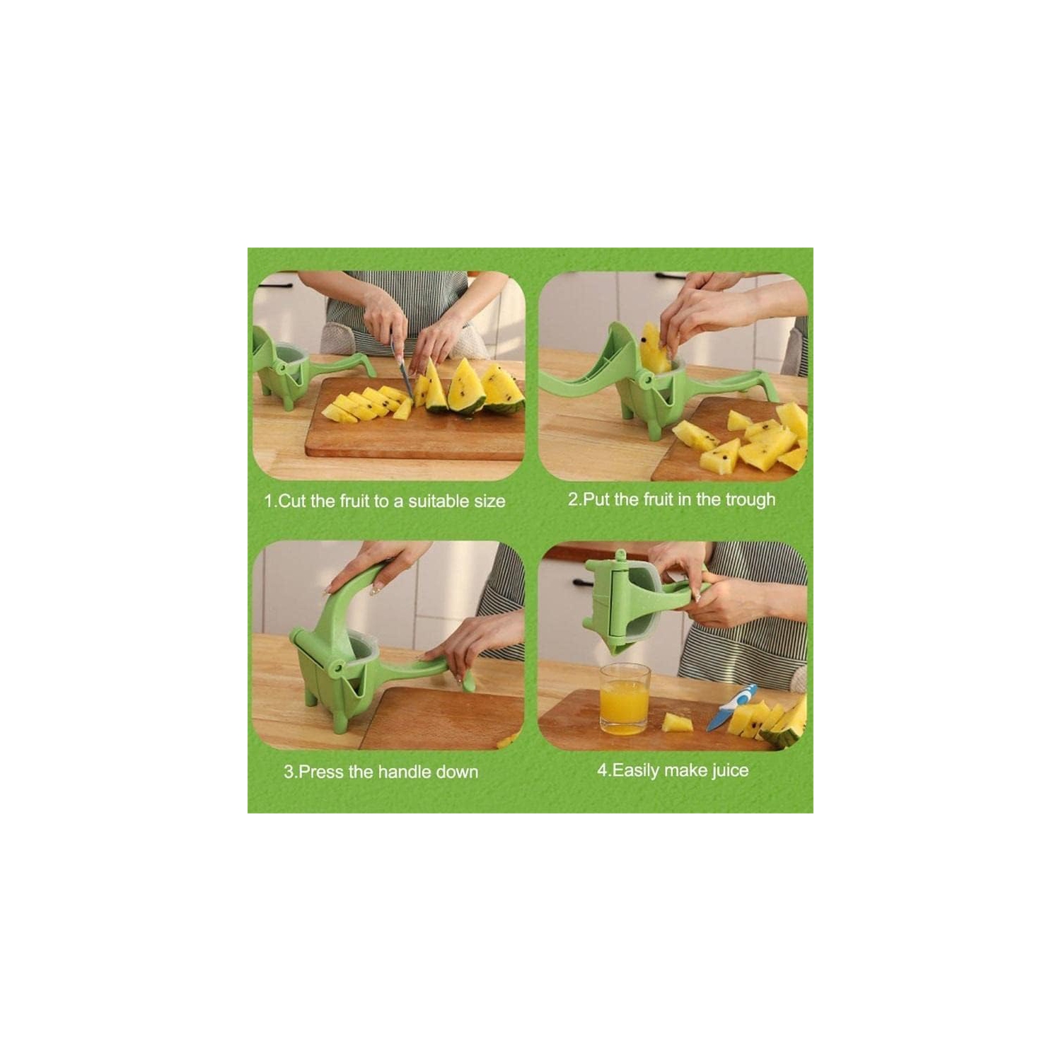 Manual Fruit Juicer Lemon Citrus Juice Squeezer Juice Extractor Presser Oranges Squeezer Plastic Handy Fruit Squeezer