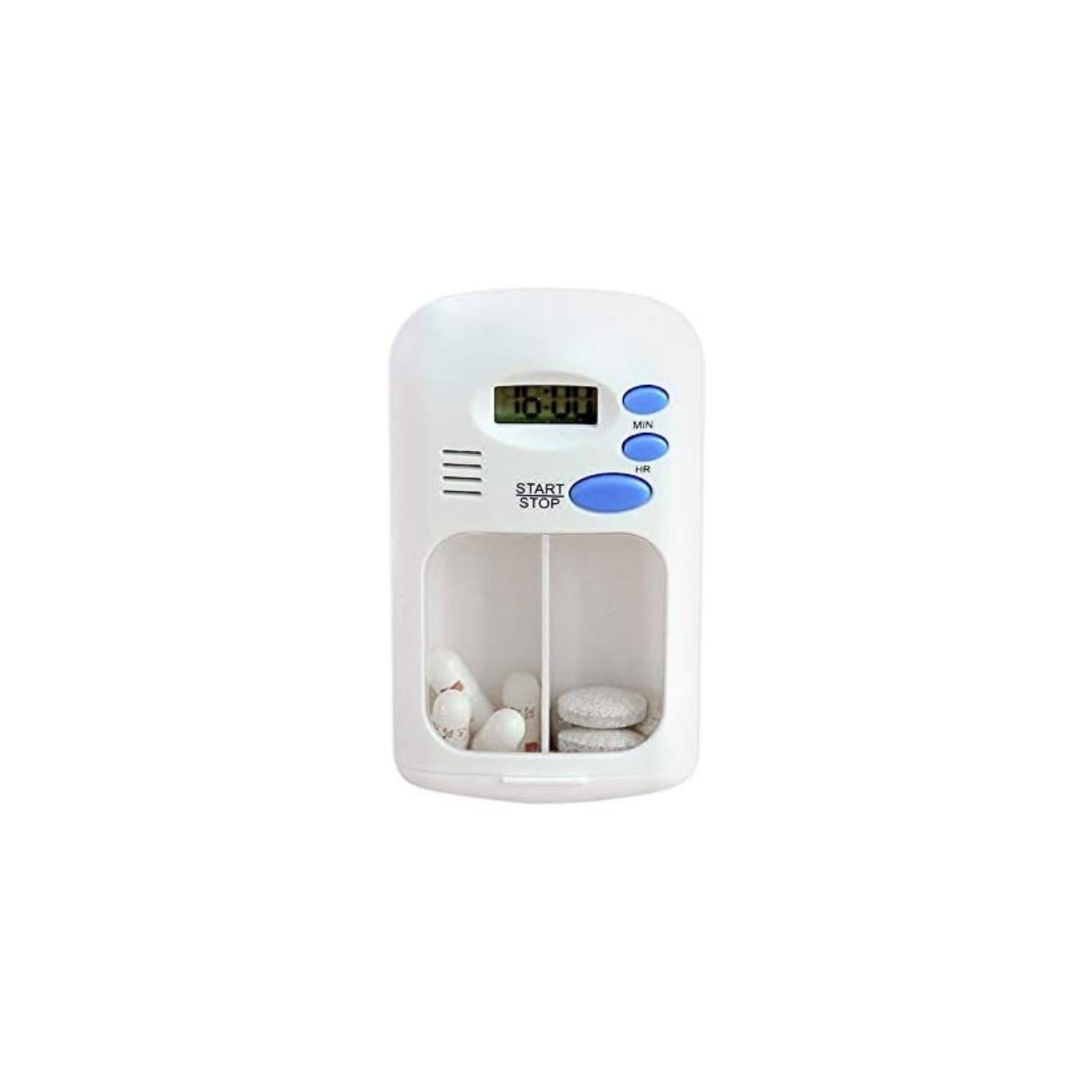 Portable Pill Reminder Box, Medication Alarm Timer, Electronic Organizer for Seniors, Alzheimer's and Dementia Patients