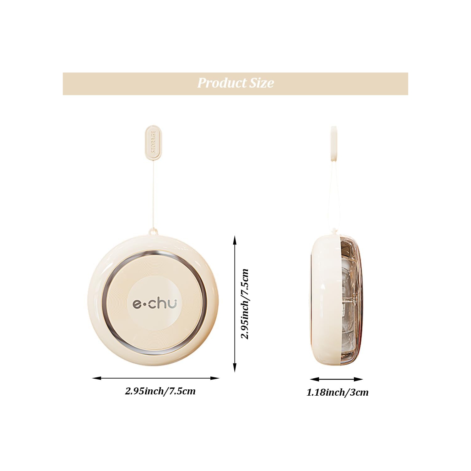 Travel Daily Pill Storage Box, 4 Compartment Pill Box, Mini Pill Box, Packaging Box Waterproof and Moisture-proof, Portable Daily Pill Box for