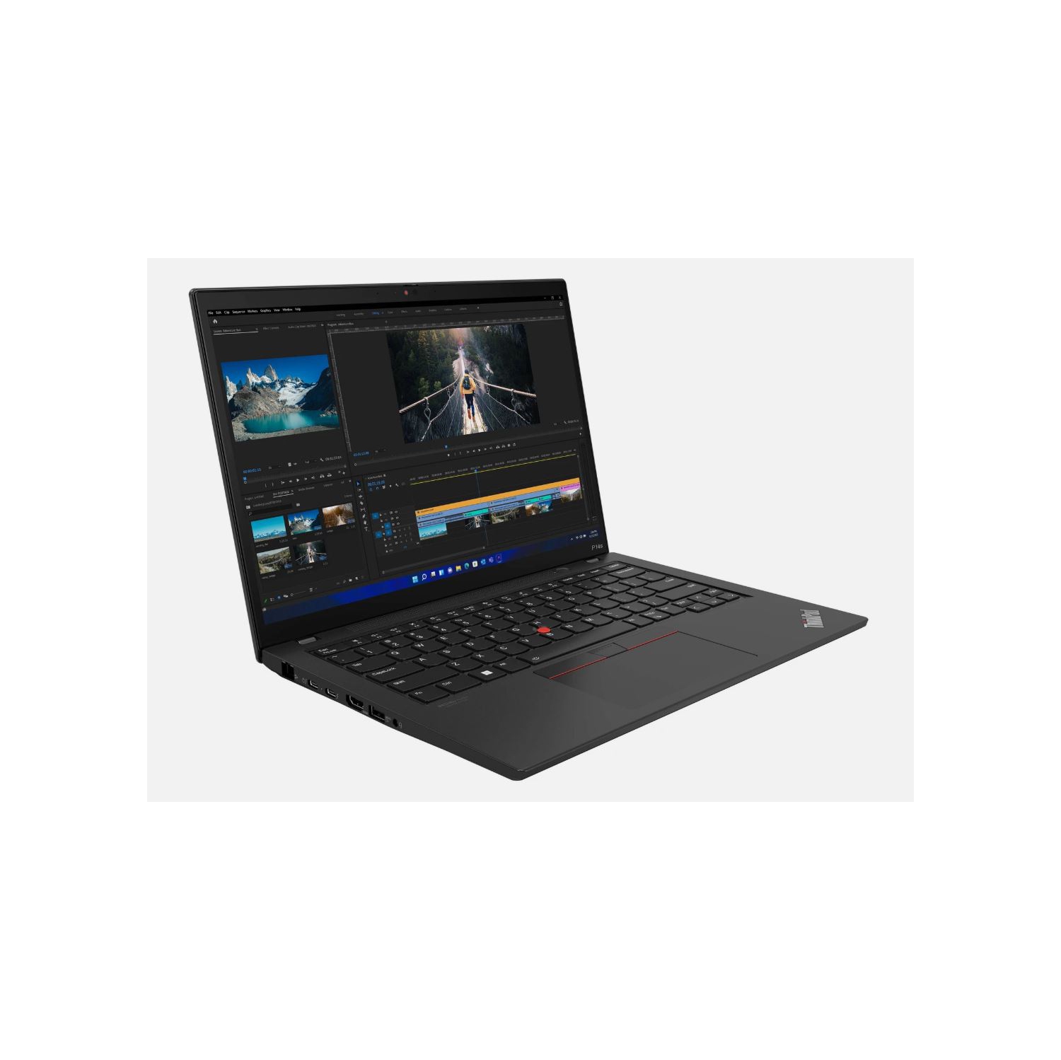 Open Box - Lenovo ThinkPad P14s Gen 4 14" Laptop, FHD, intel Core i5-13th Gen. 1.9GHz, 16GB RAM, 256GB SSD, HDMI, UHD Graphics, Windows 11 Pro.