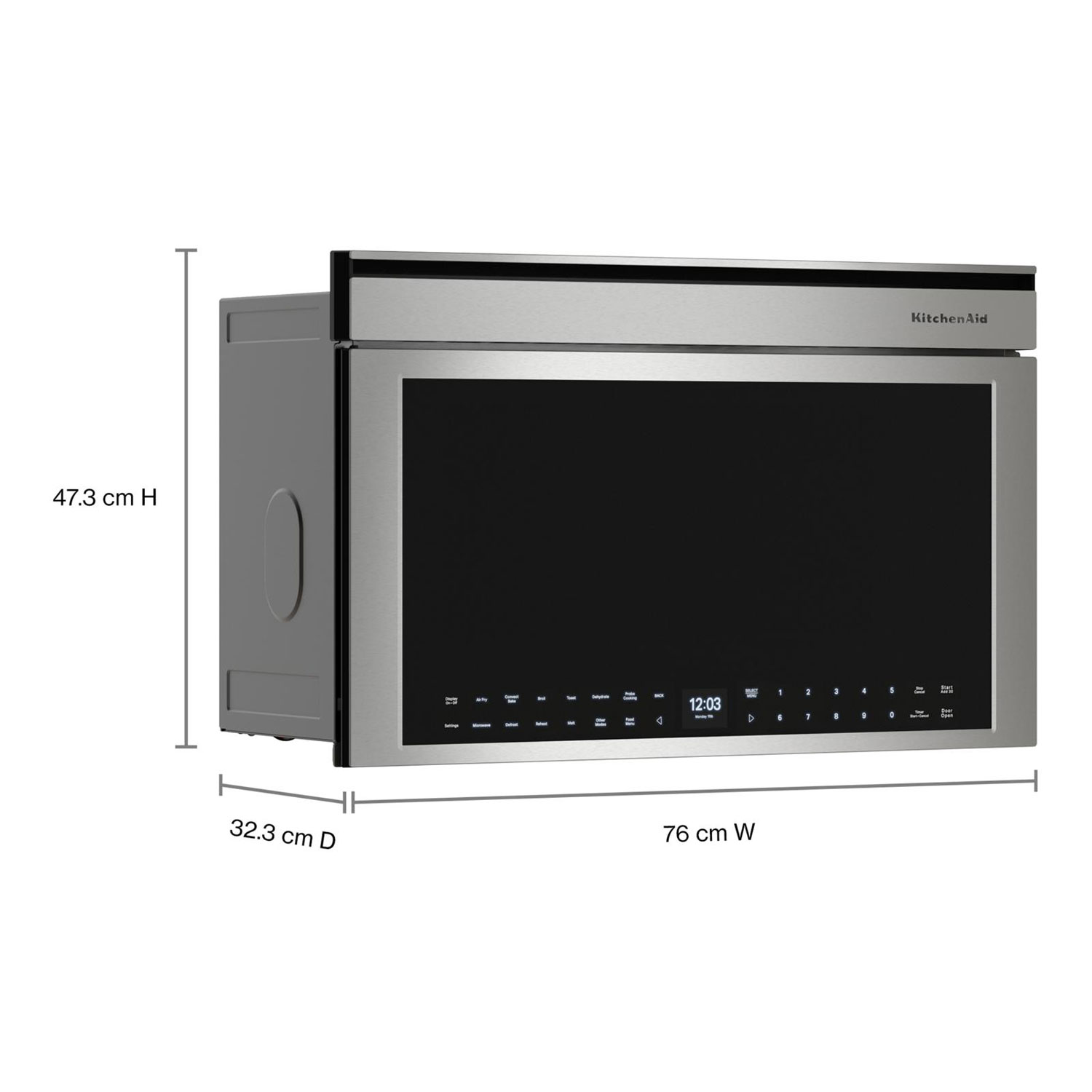Kitchenaid Built-In Microwave - 1.1 Cu. Ft. - PrintShield Stainless