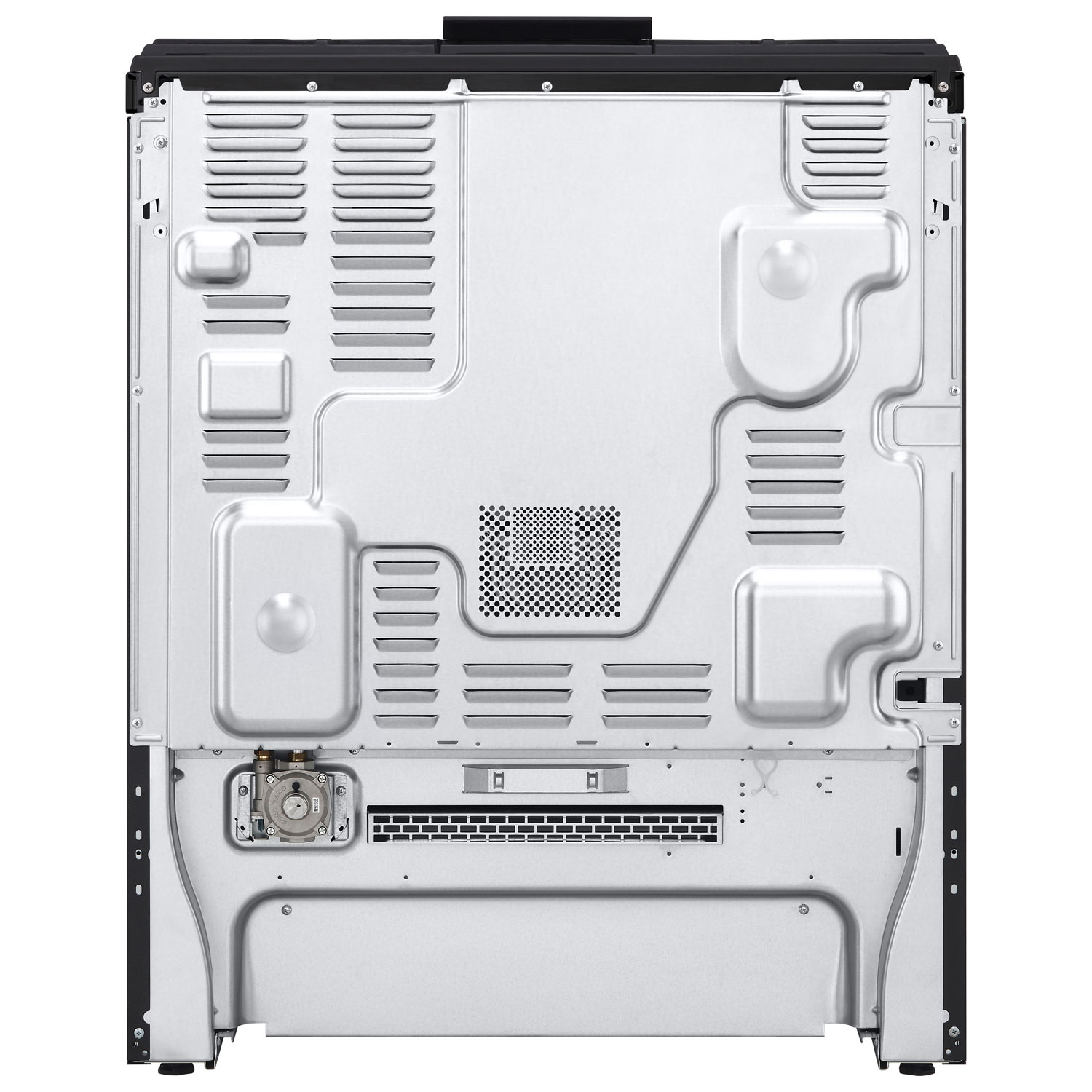 LG 30" 6.3 Cu. Ft. True Convection 5-Burner Slide-In Gas Range - Black Stainless Steel