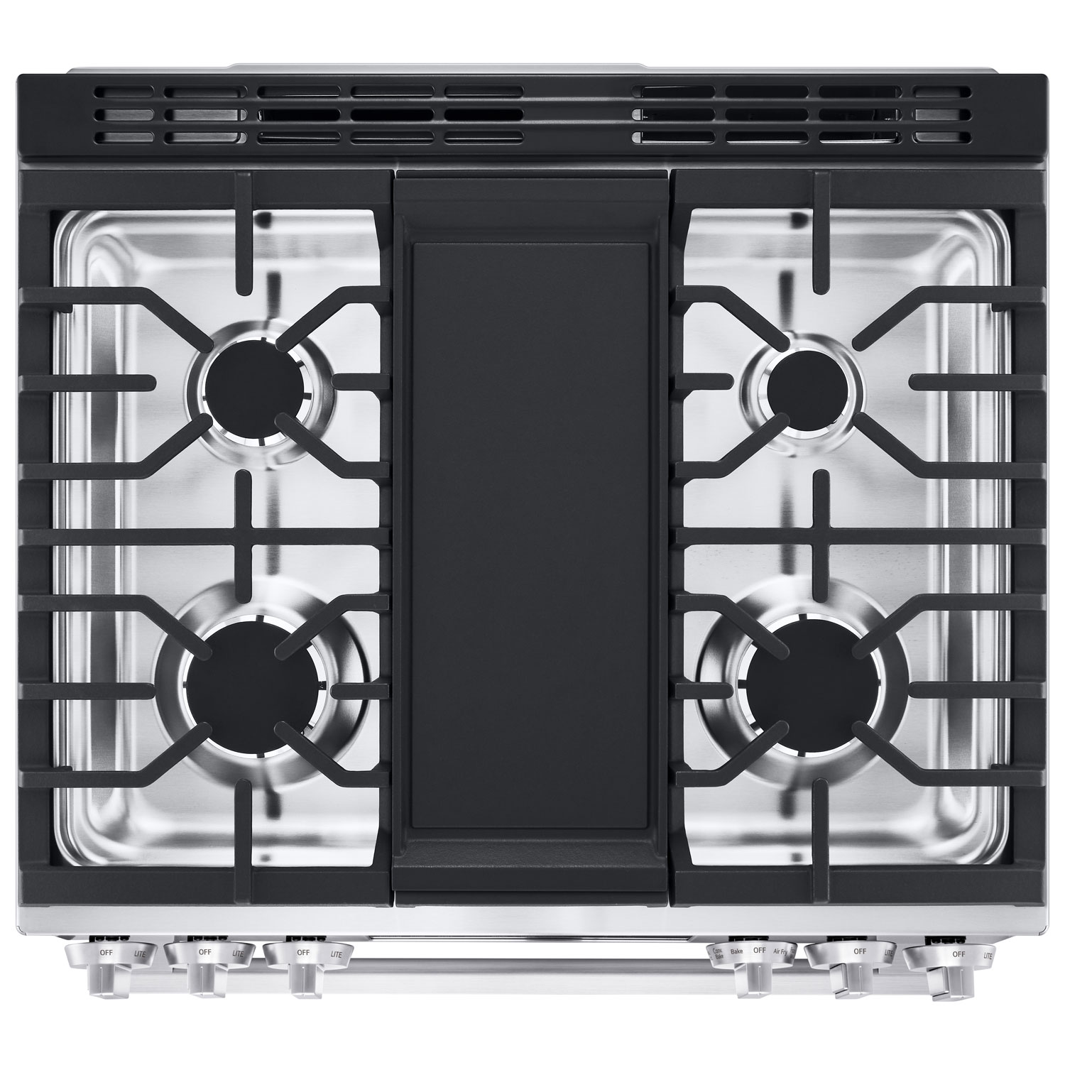 LG 30" 6.3 Cu. Ft. True Convection 5-Burner Slide-In Gas Range - Stainless Steel