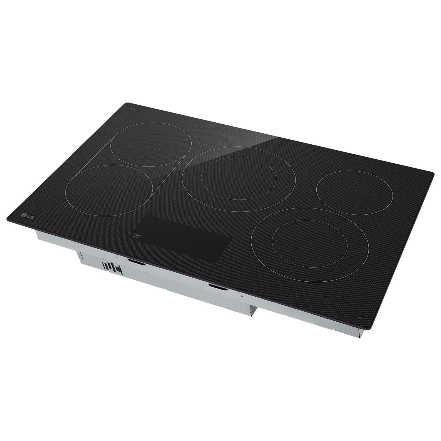 LG ThinQ 30" 5-Element Electric Cooktop - Black Ceramic