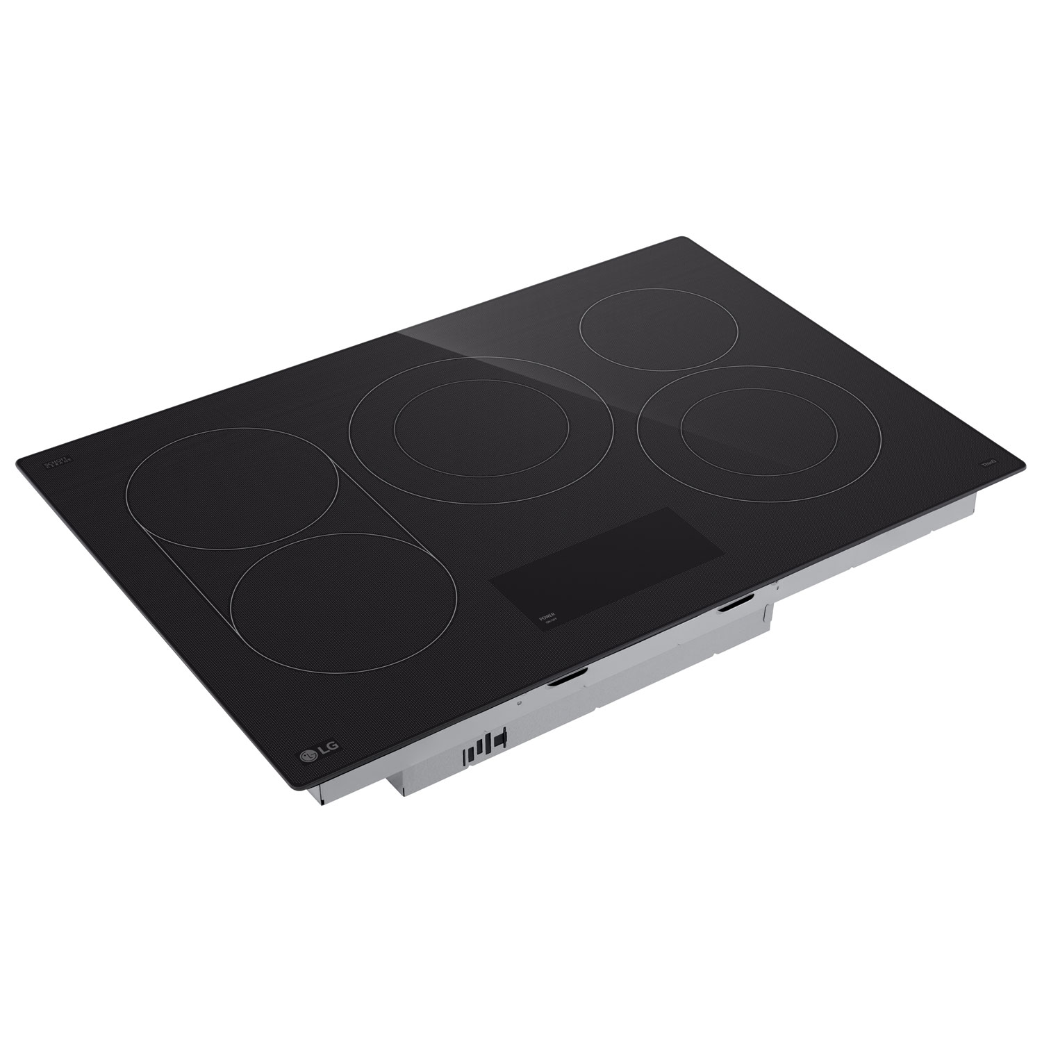LG ThinQ 30" 5-Element Electric Cooktop - Black Ceramic
