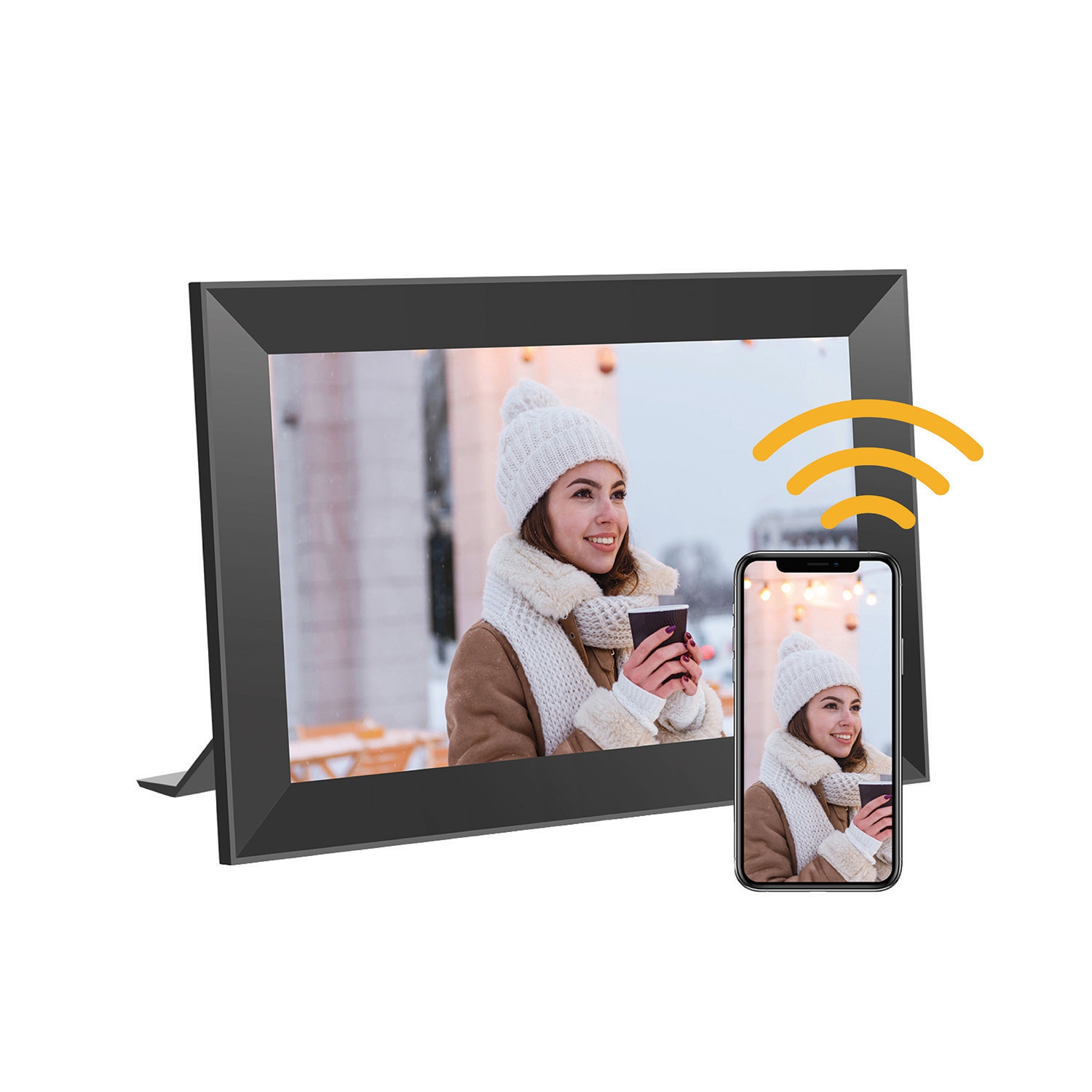 Kodak Classic Plastic Digital Photo Frame 10.1" - Black