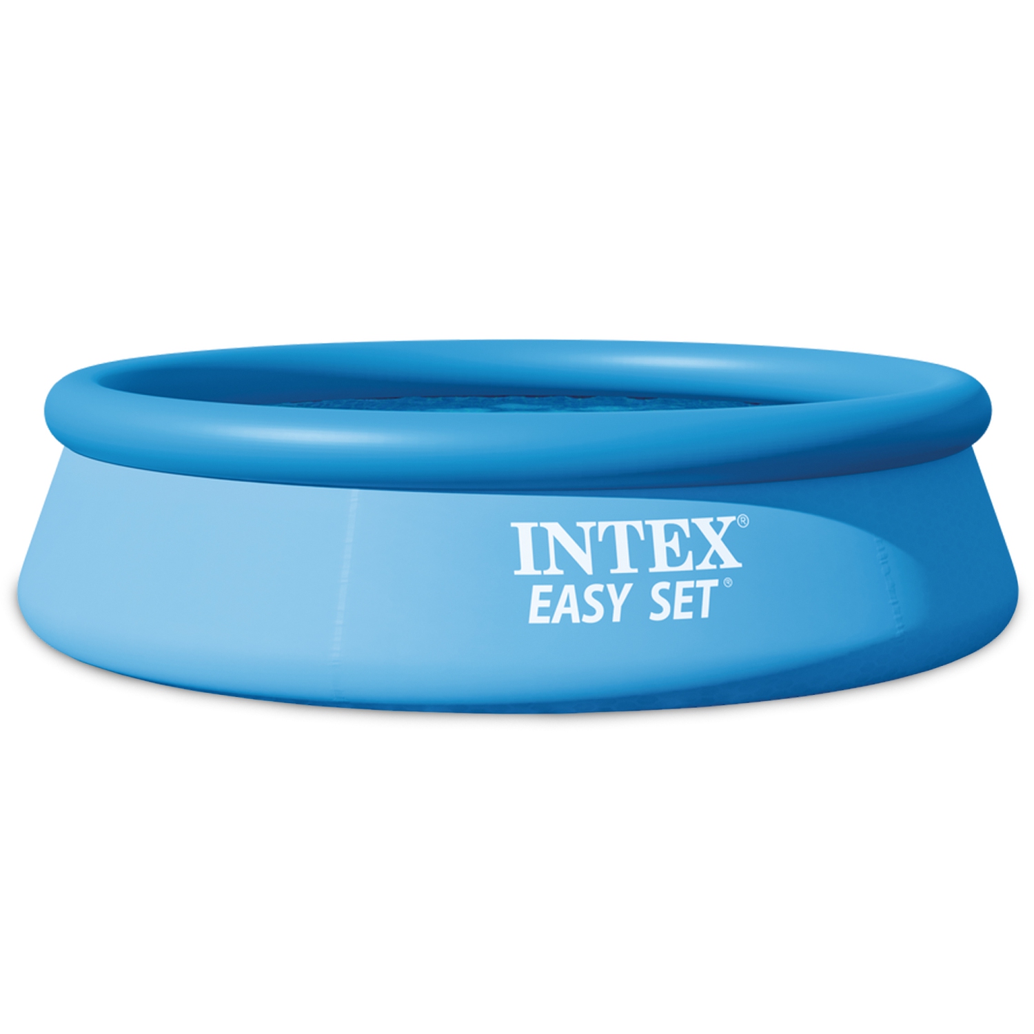 Intex Easy Set 10 Foot x 30 Inch Above Ground Inflatable Round Swimming Pool