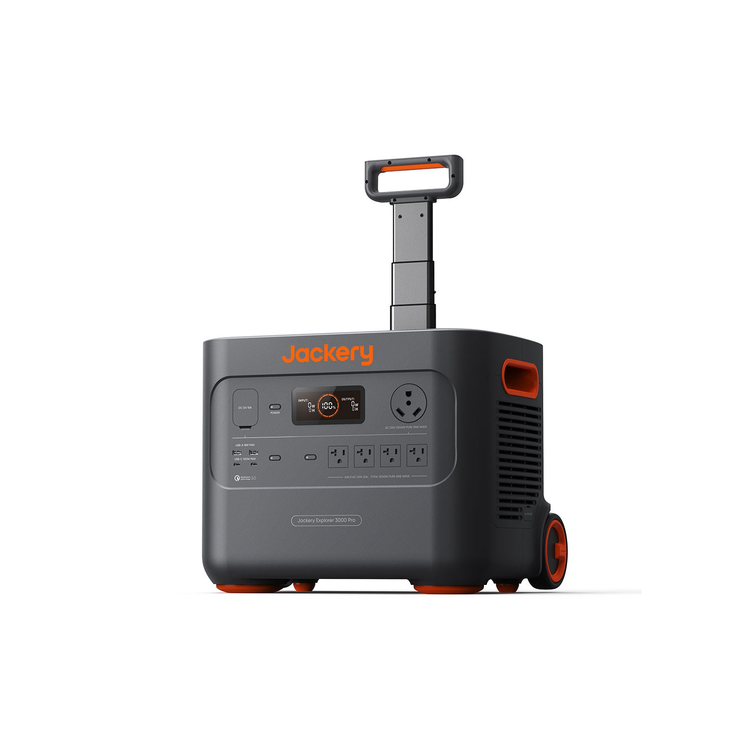 Station d'alimentation portative Explorer 3000 Pro de Jackery, génératrice solaire avec 3024Wh, 2,4 h à charge complète