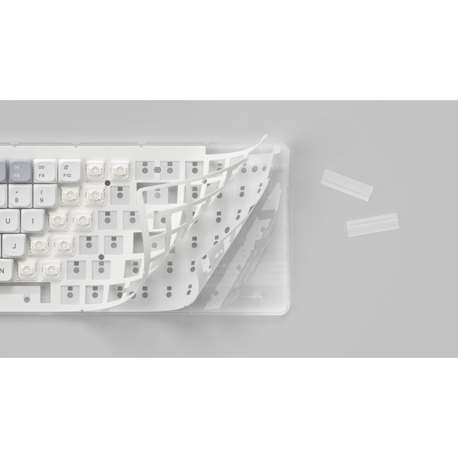 NuPhy Air96 V2 RGB Low Profile Hotswap Wireless Mechanical Gaming Keyboard – 96% Layout, Wisteria Switches – Compatible with Windows,iOS,macOS and