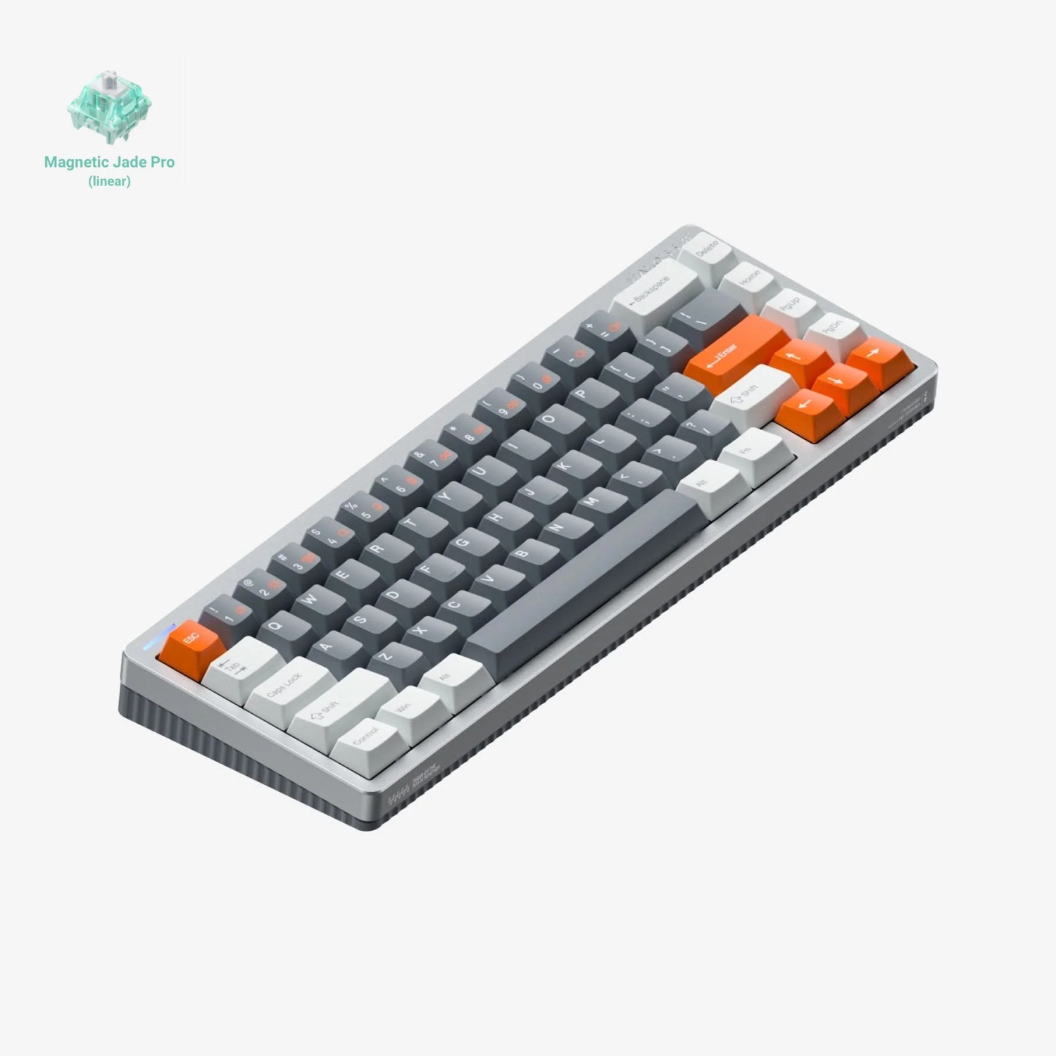 NuPhy Halo65 HE RGB Low Profile Hotswap Wired Mechanical Gaming Keyboard – 65% Layout , Magnetic Jade PRO Switches – Compatible with