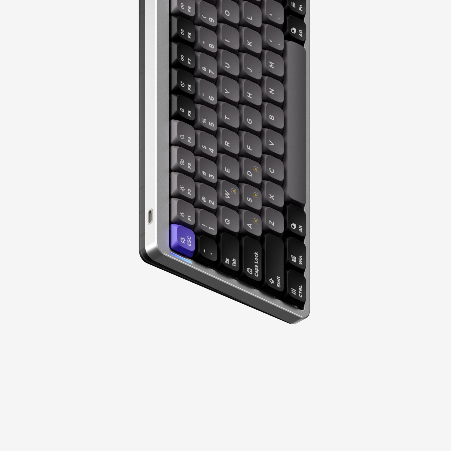 NuPhy Air75 HE RGB Low Profile Hotswap Wired Mechanical Gaming Keyboard – 75% Layout , Magnetic Jade PRO Switches – Compatible with Windows,iOS,macOS