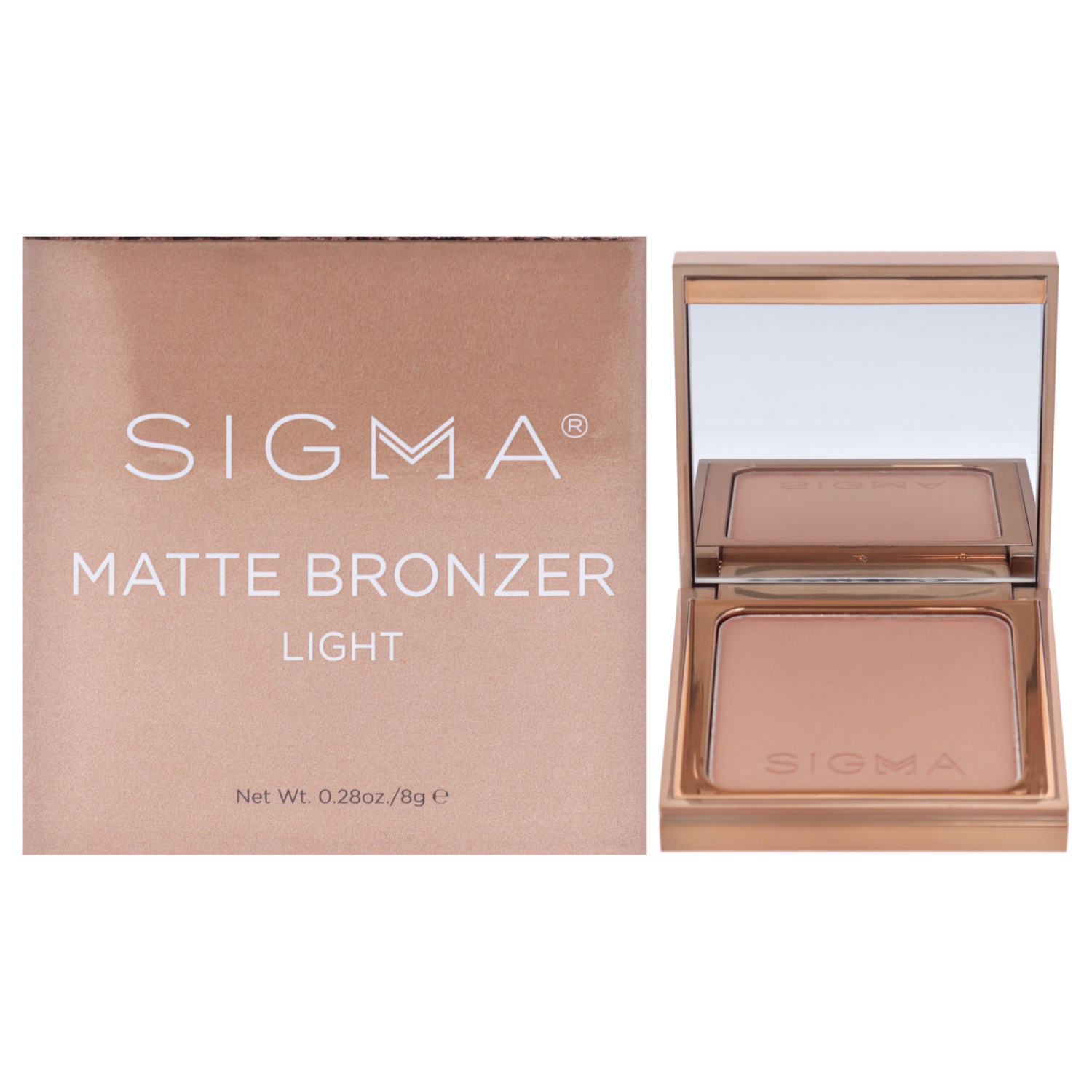 Matte Bronzer - Light by SIGMA for Women - 0.28 oz Bronzer