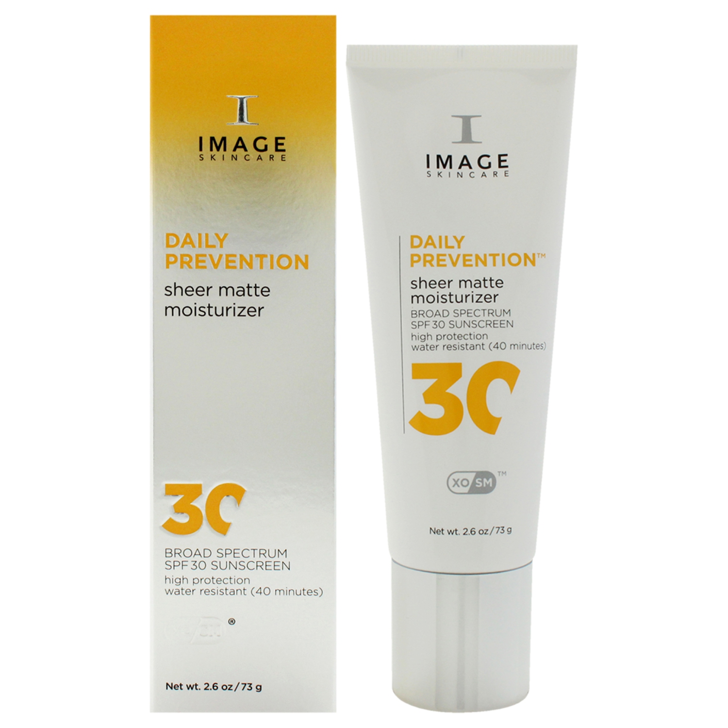 Daily Prevention Sheer Matte Moisturizer SPF 30 by Image for Unisex - 2.6 oz Sunscreen