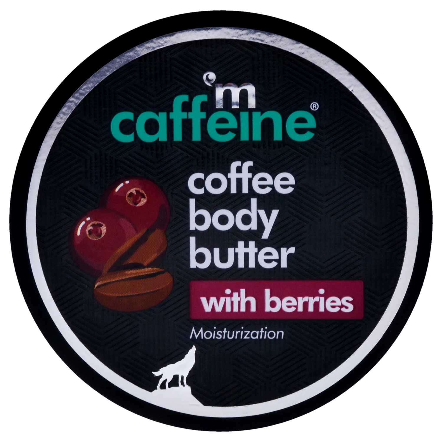 Café Beurre corporel - Baies par mCaffeine pour unisexe - 3,5&nbsp;oz Hydratant
