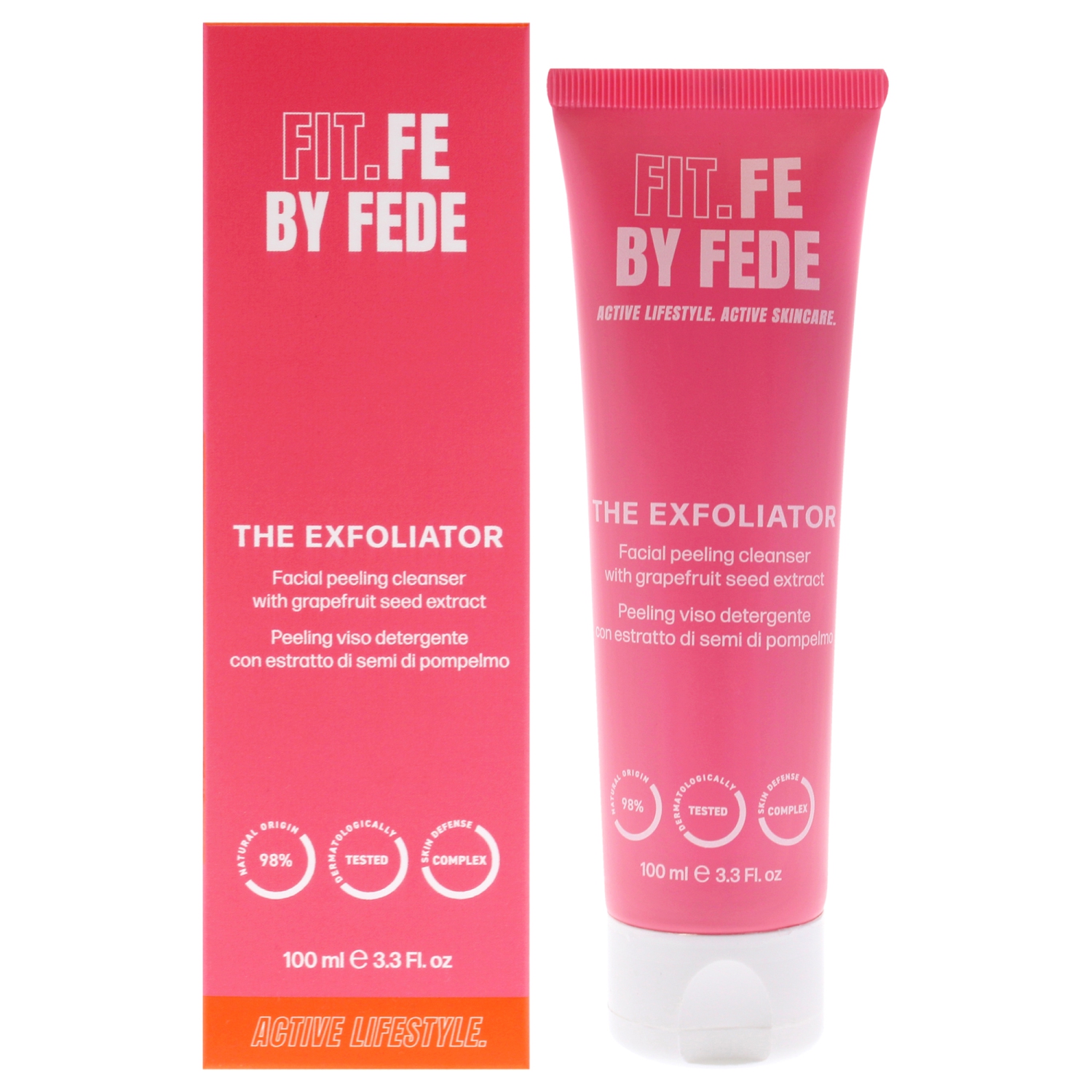 The Exfoliator Facial Peeling Cleanser by Fit.Fe By Fede for Women - 3.4 oz Cleanser