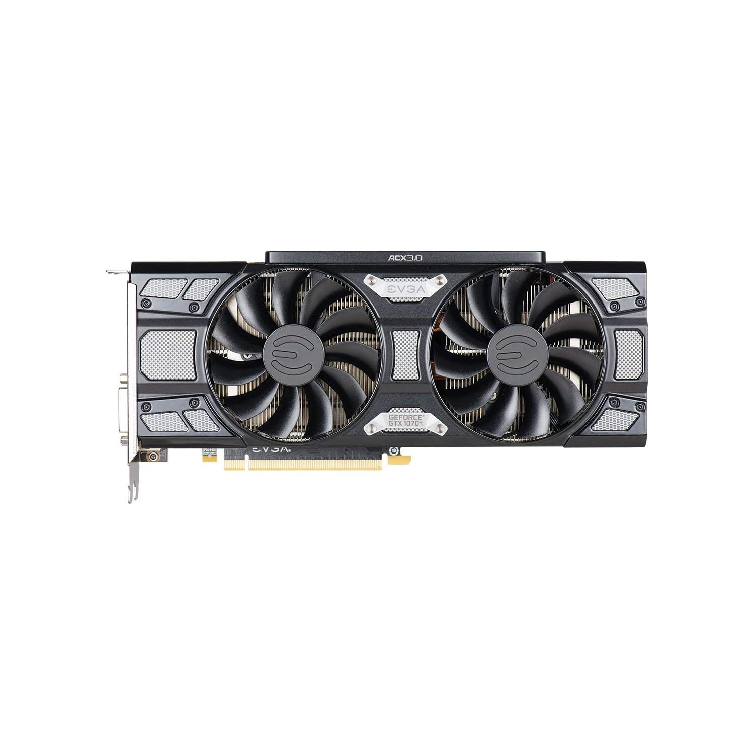 Open Box - EVGA GeForce GTX 1070 Ti SC Gaming ACX 3.0 Black Edition, 8GB GDDR5, EVGA OCX Scanner OC 08G-P4-5671-KR