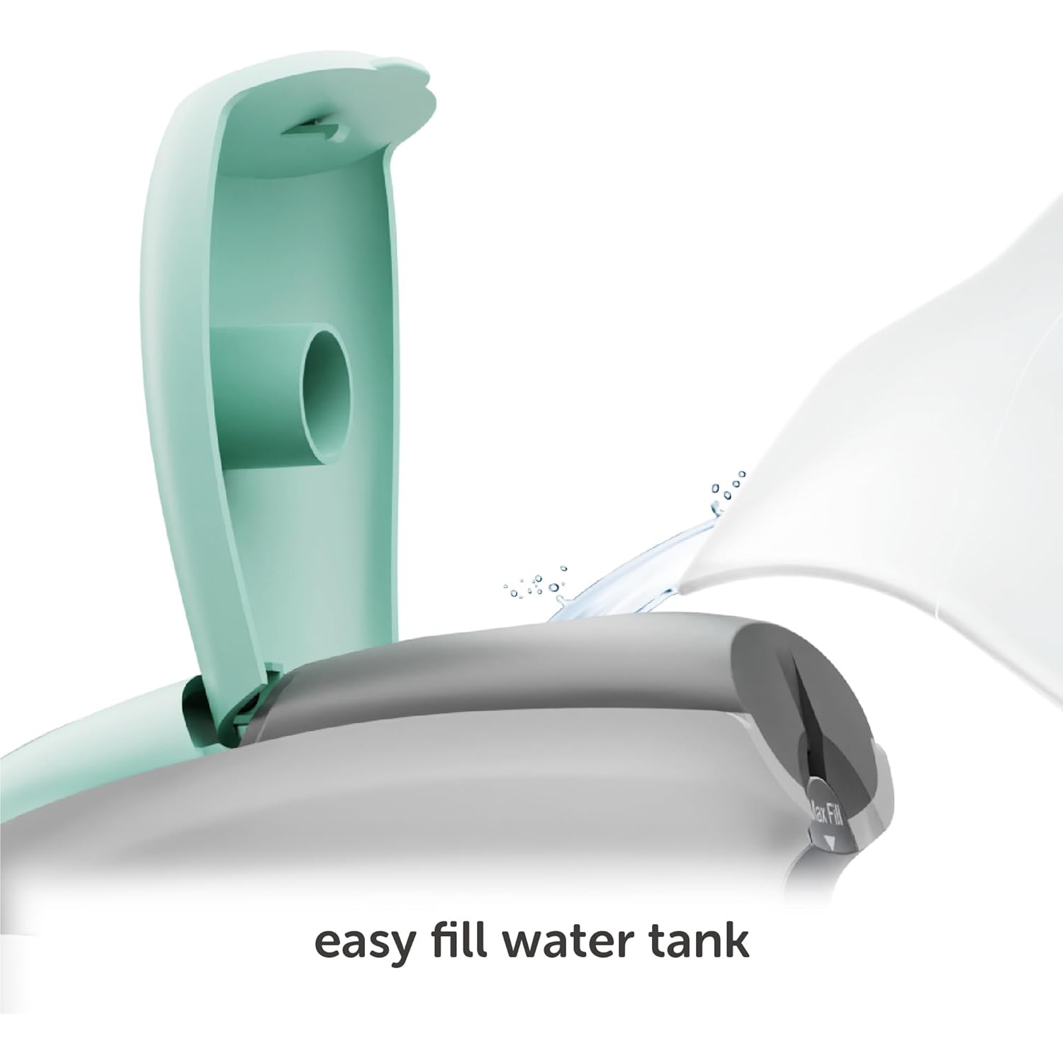 Oliso M3Pro Project Steam Iron with Solemate - 1000W, Ceramic Soleplate, Steam On Demand, Auto Shutoff, Dual Voltage, Aqua