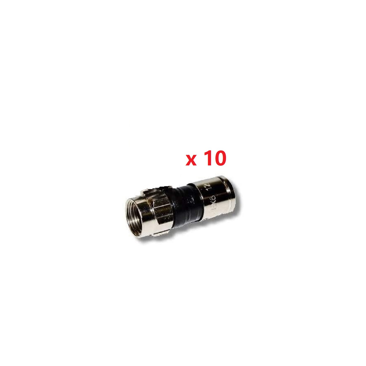 PPC EX6XLPLUS Universal RG6 Compression Connectors 10pcs